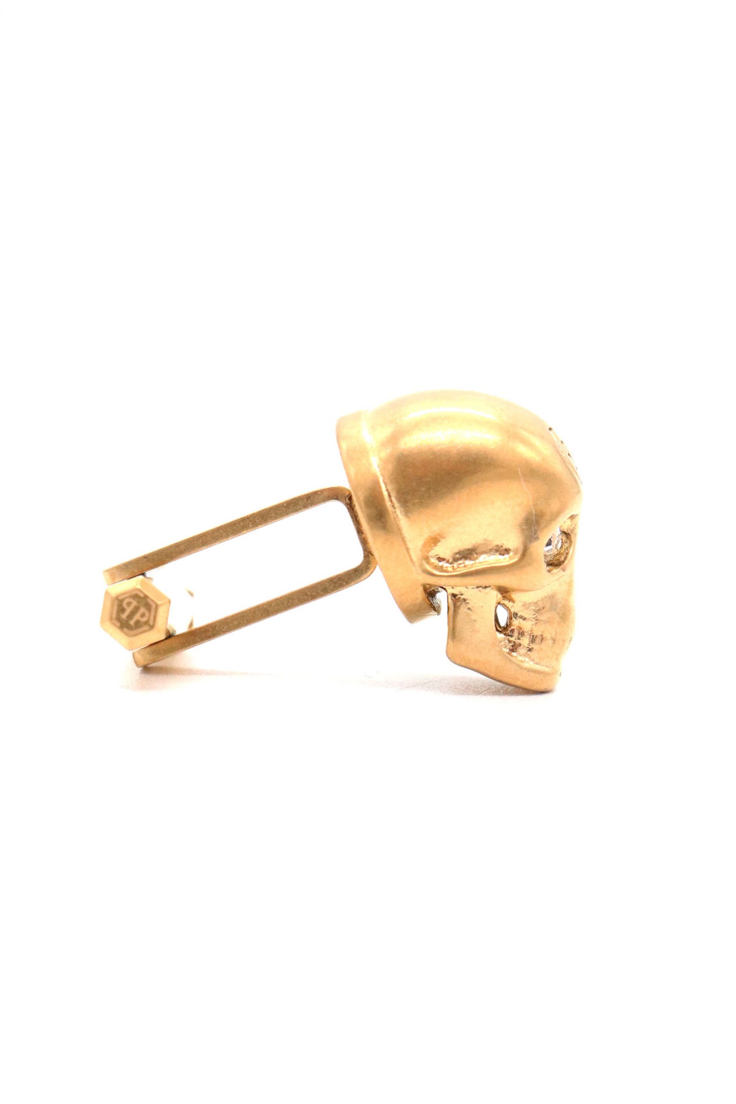 PHILIPP PLEIN ΜΑΝΙΚΕΤΟΚΟΥΜΠΑ CUFFLINKS IP 3D SKULL ΧΡΥΣΟ