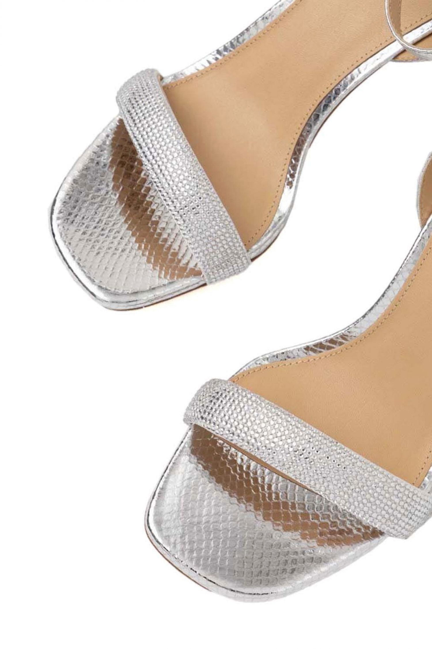 MICHAEL KORS ΠΑΠΟΥΤΣΙΑ ΠΕΔΙΛΑ CARRIE SANDAL ΣΤΡΑΣ AΣΗΜΙ