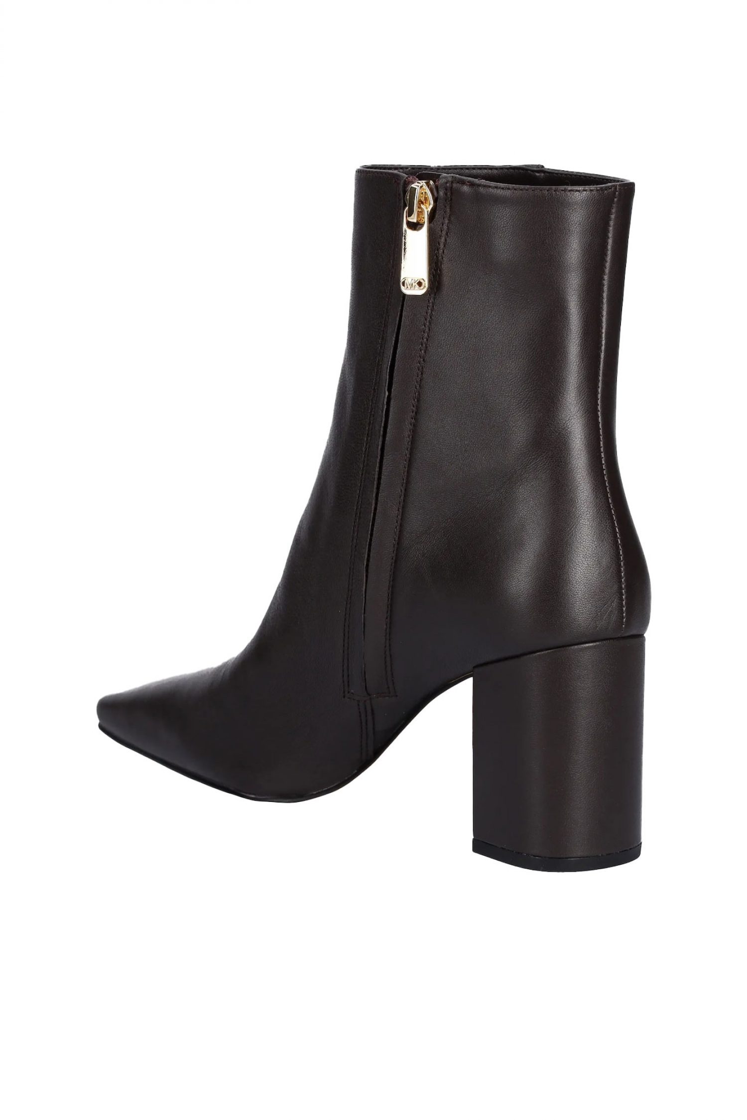 MICHAEL KORS ΠΑΠΟΥΤΣΙΑ ΜΠΟΤΑΚΙΑ ELISE BOOTIE ΦΕΡΜΟΥΑΡ ΣΚΟΥΡΟ ΚΑΦΕ φωτογραφία