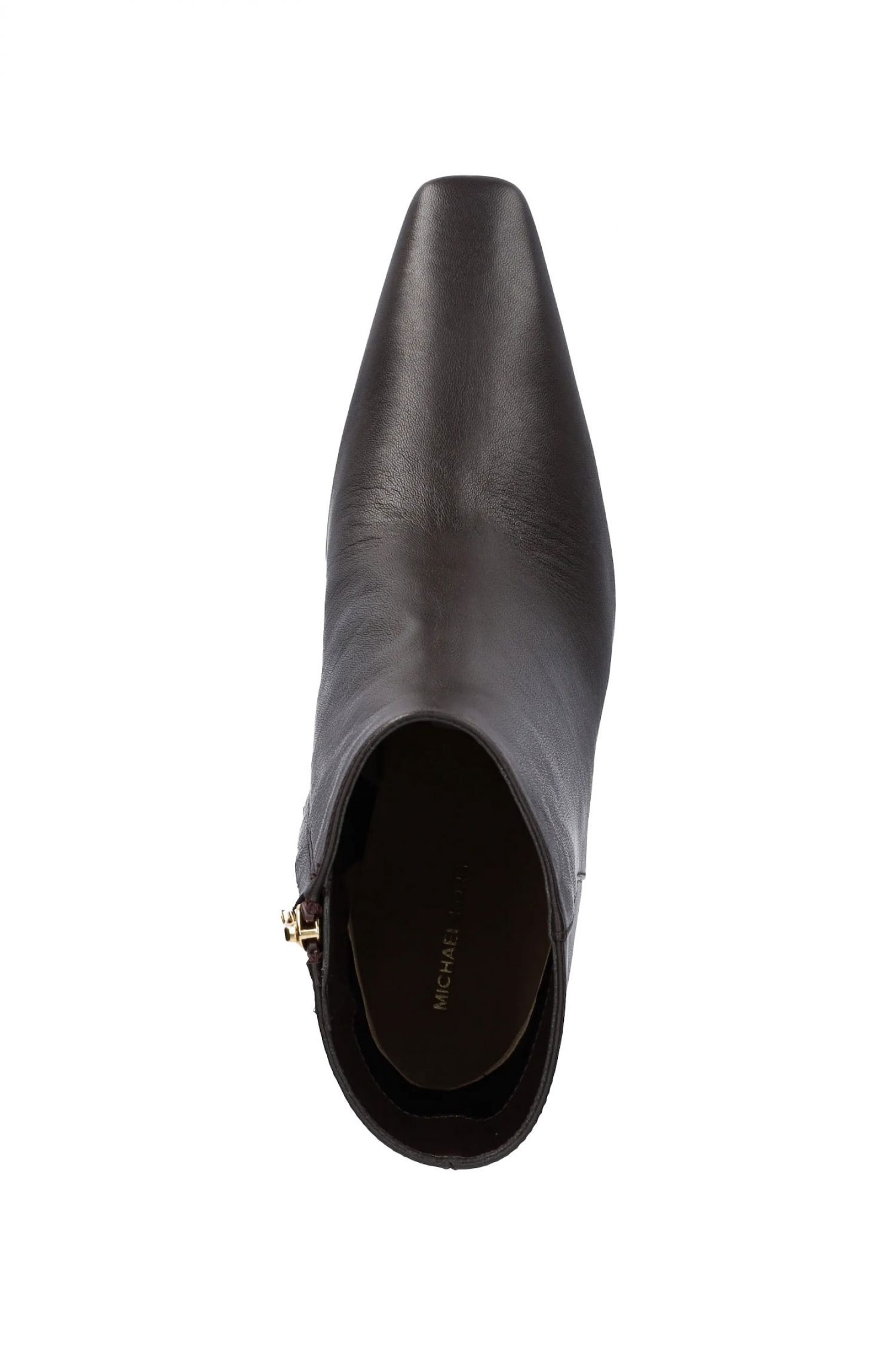 MICHAEL KORS ΠΑΠΟΥΤΣΙΑ ΜΠΟΤΑΚΙΑ ELISE BOOTIE ΦΕΡΜΟΥΑΡ ΣΚΟΥΡΟ ΚΑΦΕ φωτογραφία