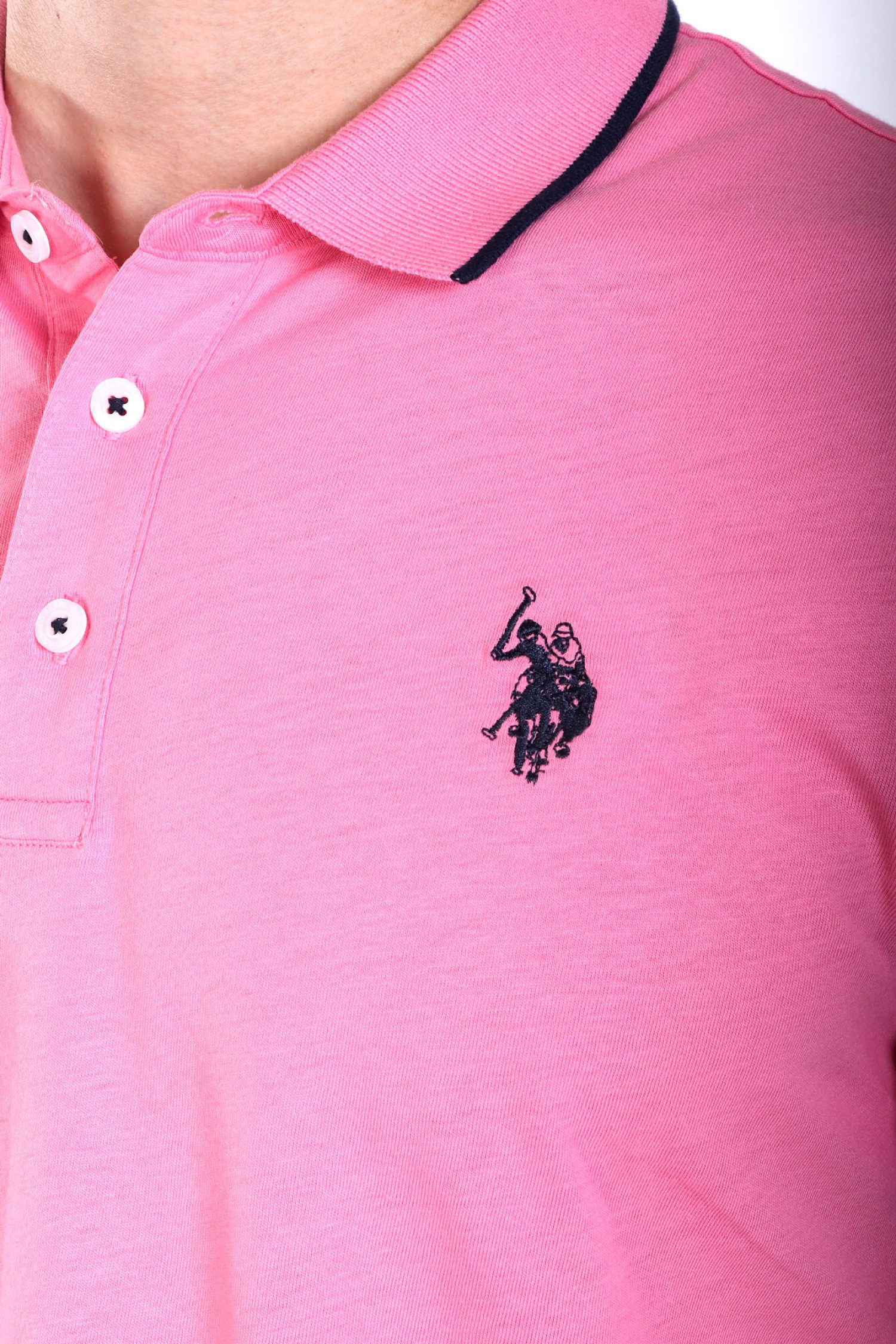 U.S. POLO ASSN. ΜΠΛΟΥΖΑ ΡΟΖ ΑΝΔΡΙΚΟ POLO