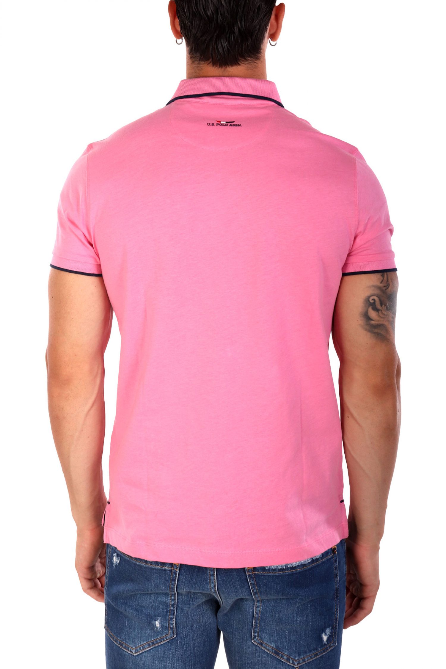 U.S. POLO ASSN. ΜΠΛΟΥΖΑ ΡΟΖ ΑΝΔΡΙΚΟ POLO