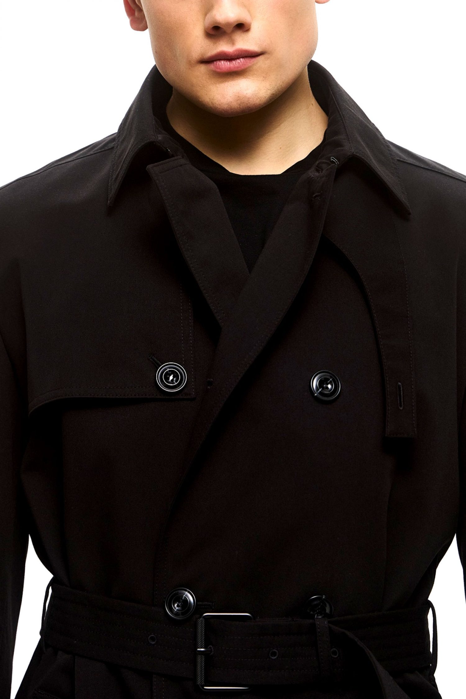 HUGO ΚΑΜΠΑΡΝΤΙΝΑ MALUKS2511 ΑΠΟΣΠΩΜΕΝΗ ΖΩΝΗ ΜΑΥΡΟ φωτογραφία