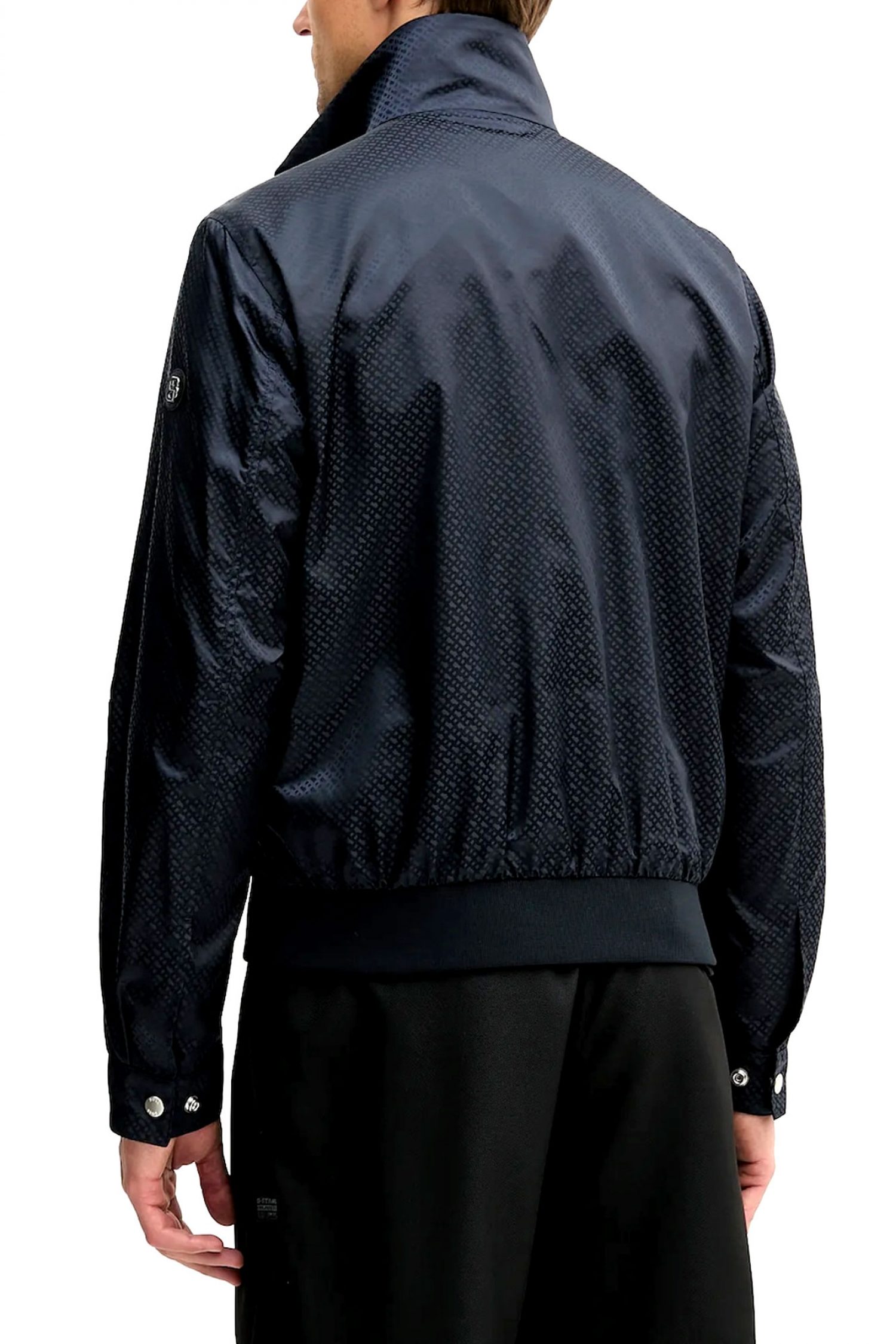 BOSS ΜΠΟΥΦΑΝ BOMBER ALL OVER LOGO C-CASAMU ΜΠΛΕ