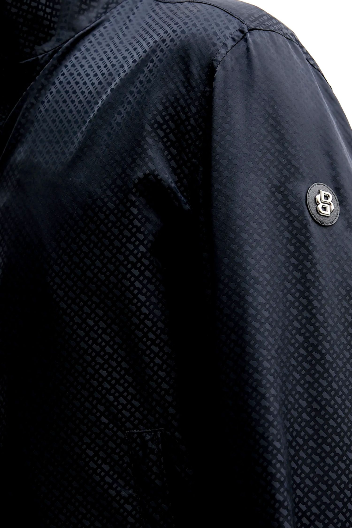 BOSS ΜΠΟΥΦΑΝ BOMBER ALL OVER LOGO C-CASAMU ΜΠΛΕ