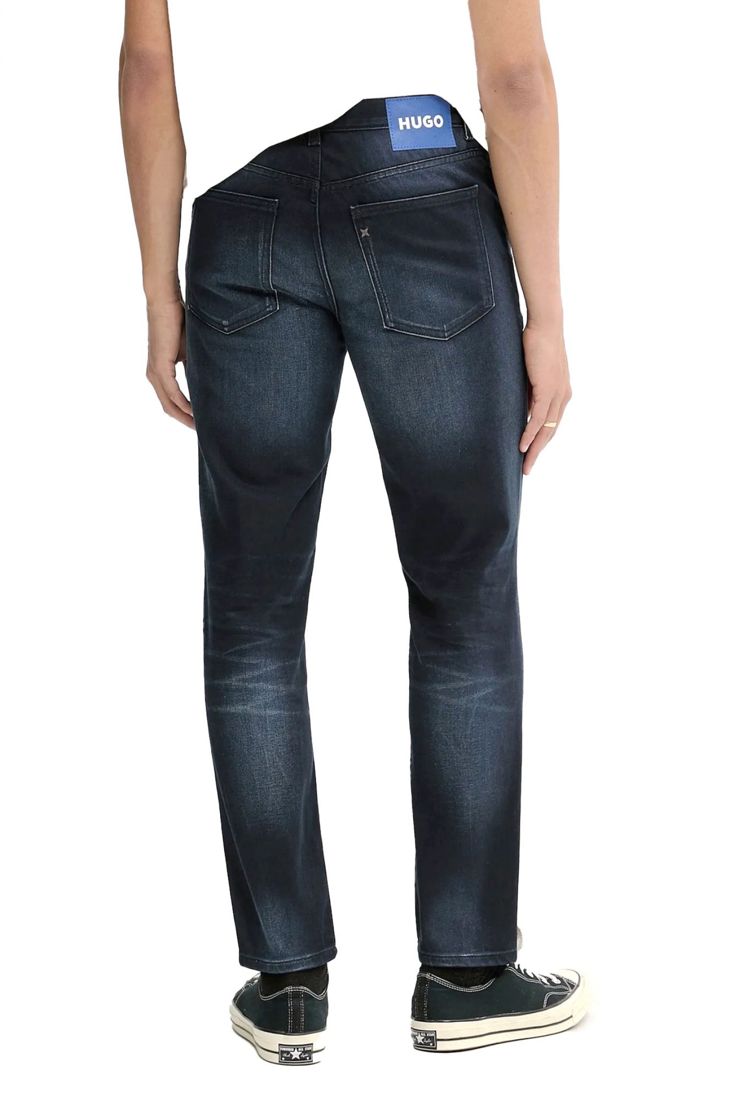 HUGO BLUE ΠΑΝΤΕΛΟΝΙ JEANS BRODY TAPERED FIT ΜΠΛΕ φωτογραφία