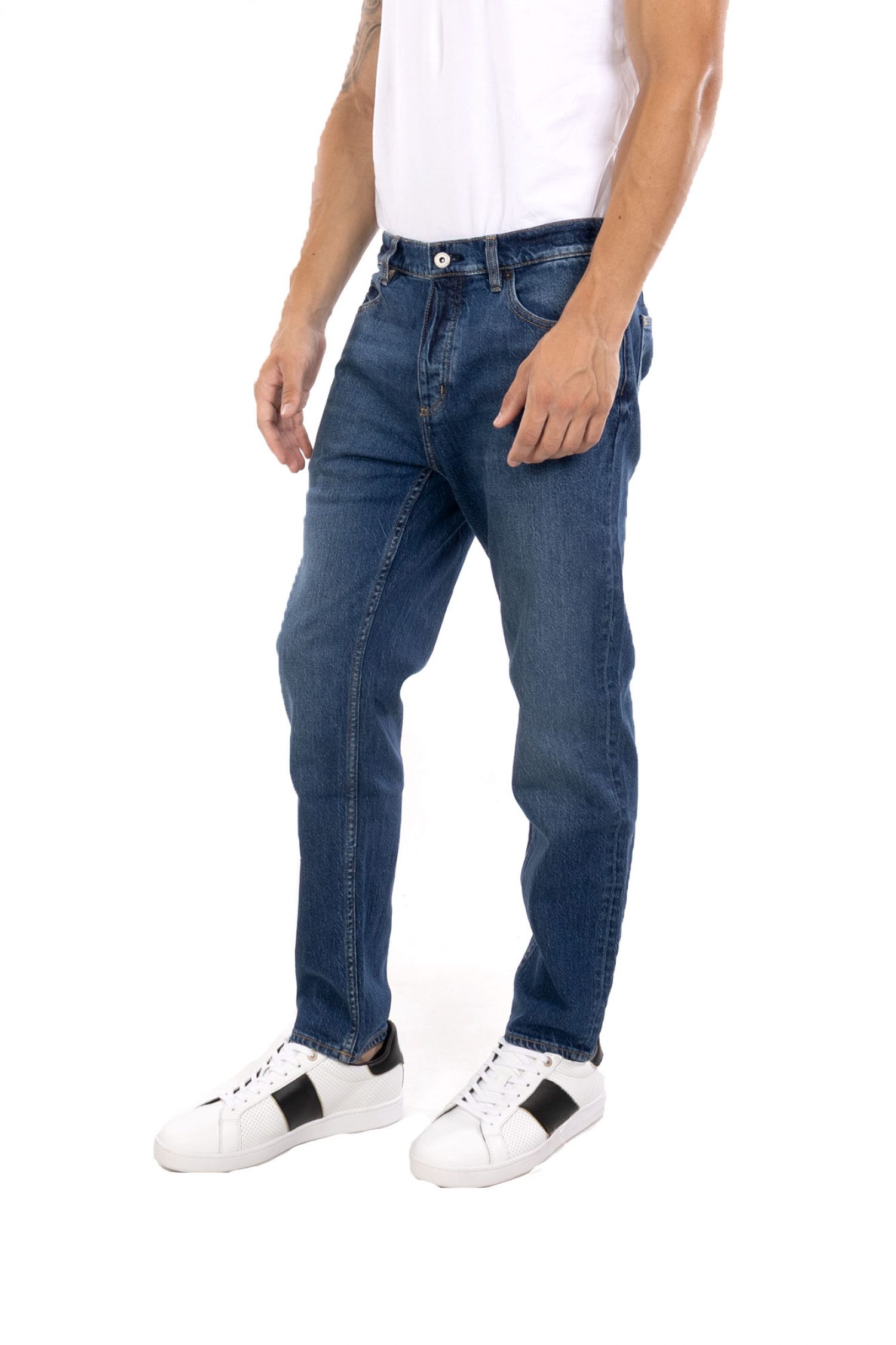 HUGO BLUE ΠΑΝΤΕΛΟΝΙ JEANS BRODY TAPERED ΜΠΛΕ φωτογραφία