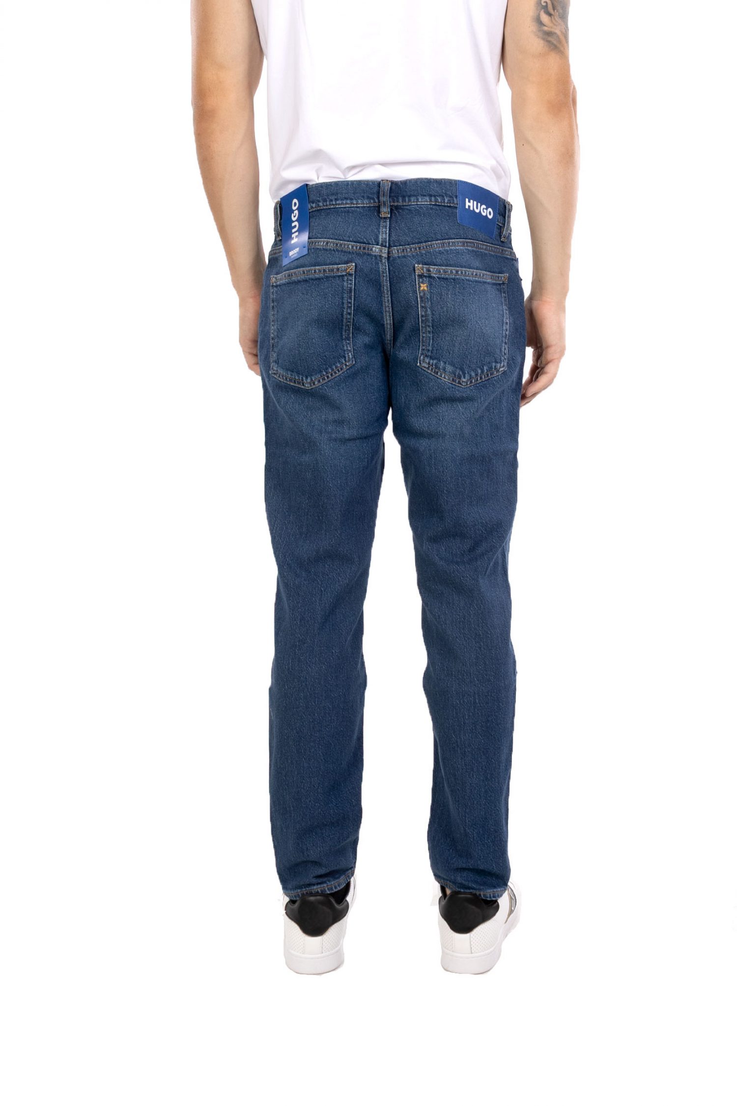 HUGO BLUE ΠΑΝΤΕΛΟΝΙ JEANS BRODY TAPERED ΜΠΛΕ φωτογραφία