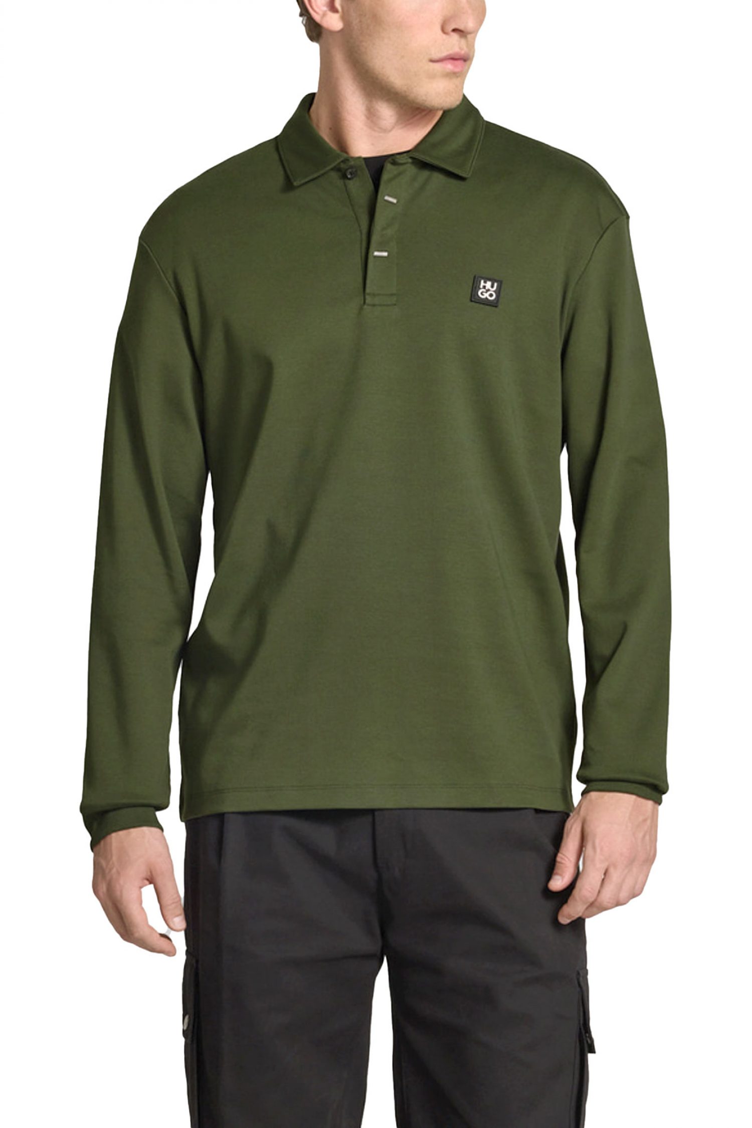 HUGO POLO DARGENPOLO LOGO ΜΕΤΑΛΛΙΚΟ ΧΑΚΙ φωτογραφία