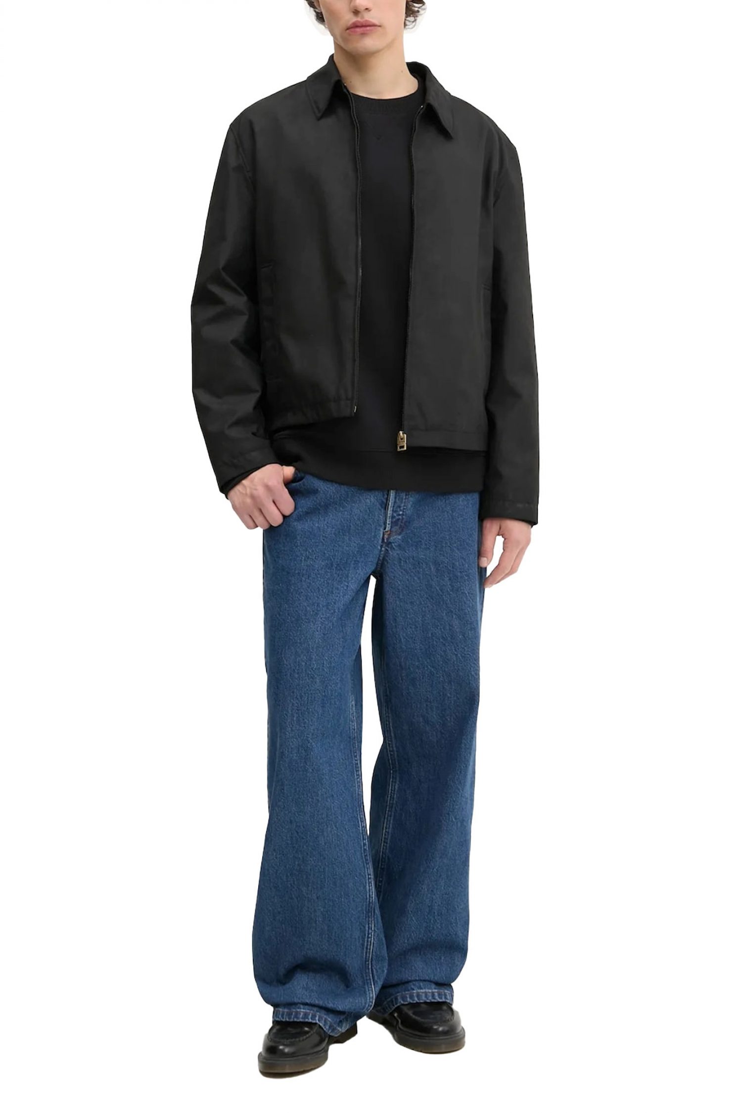 HUGO ΦΟΥΤΕΡ CREWNECK DARGENCREW LOGO ΜΕΤΑΛΛΙΚΟ ΦΕΡΜΟΥΑΡ ΚΑΤΩ ΜΑΥΡΟ φωτογραφία