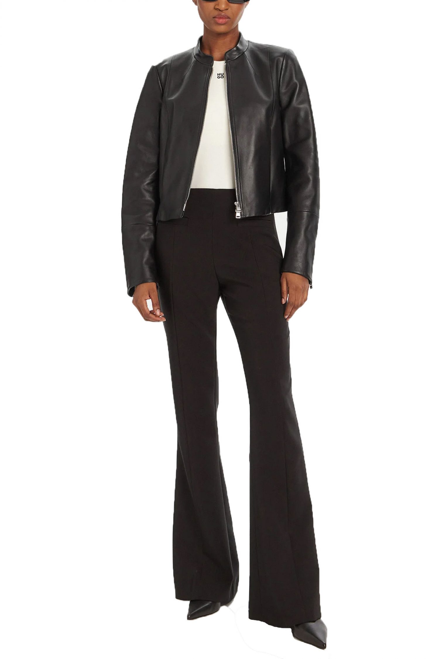 HUGO ΠΑΝΤΕΛΟΝΙ HALARAN LOGO ΜΑΥΡΟ φωτογραφία