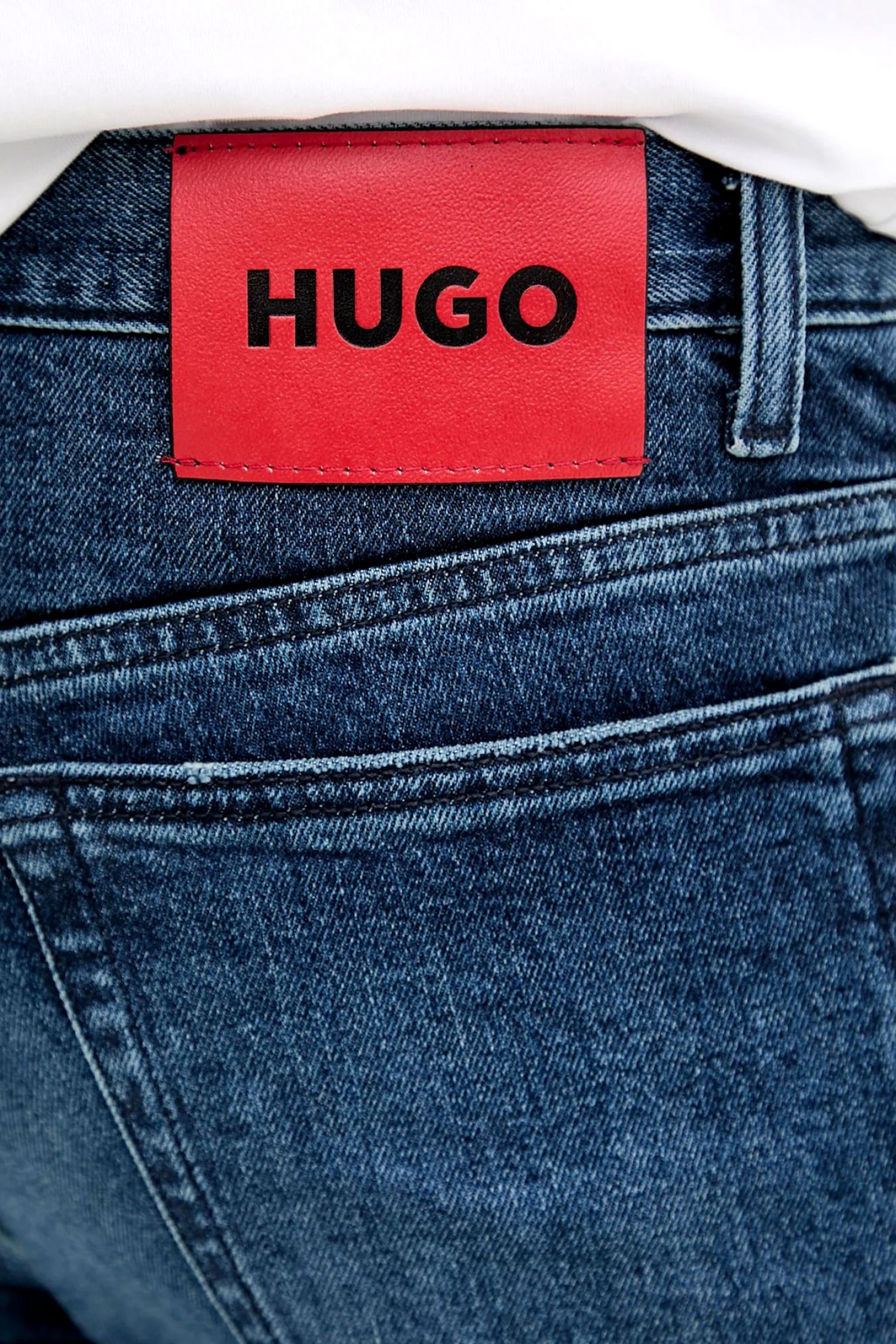 HUGO ΠΑΝΤΕΛΟΝΙ JEANS 708 SLIM FIT ΜΠΛΕ φωτογραφία