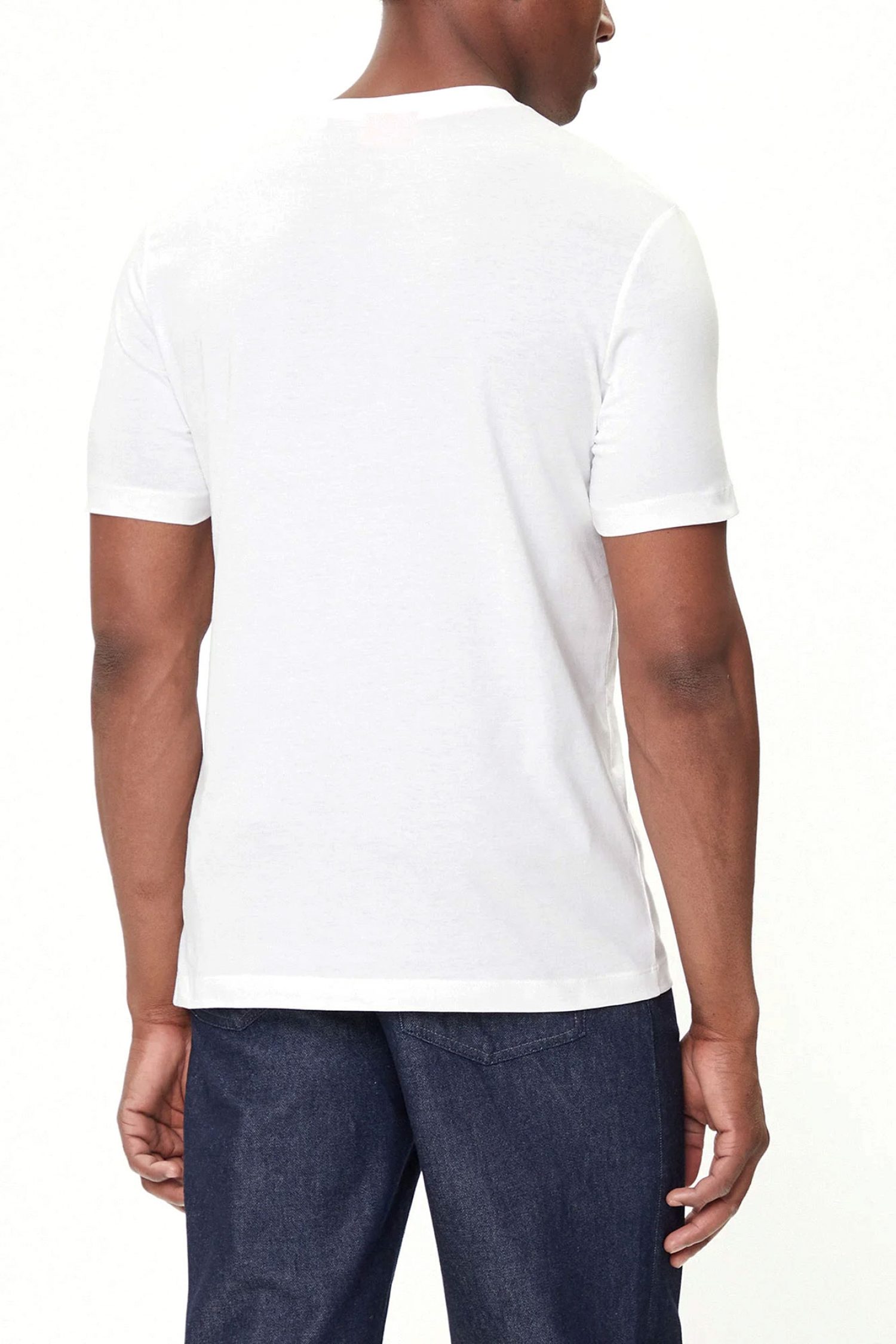 HUGO T-SHIRT DULIVIO_U253 LOGO ΛΕΥΚΟ φωτογραφία