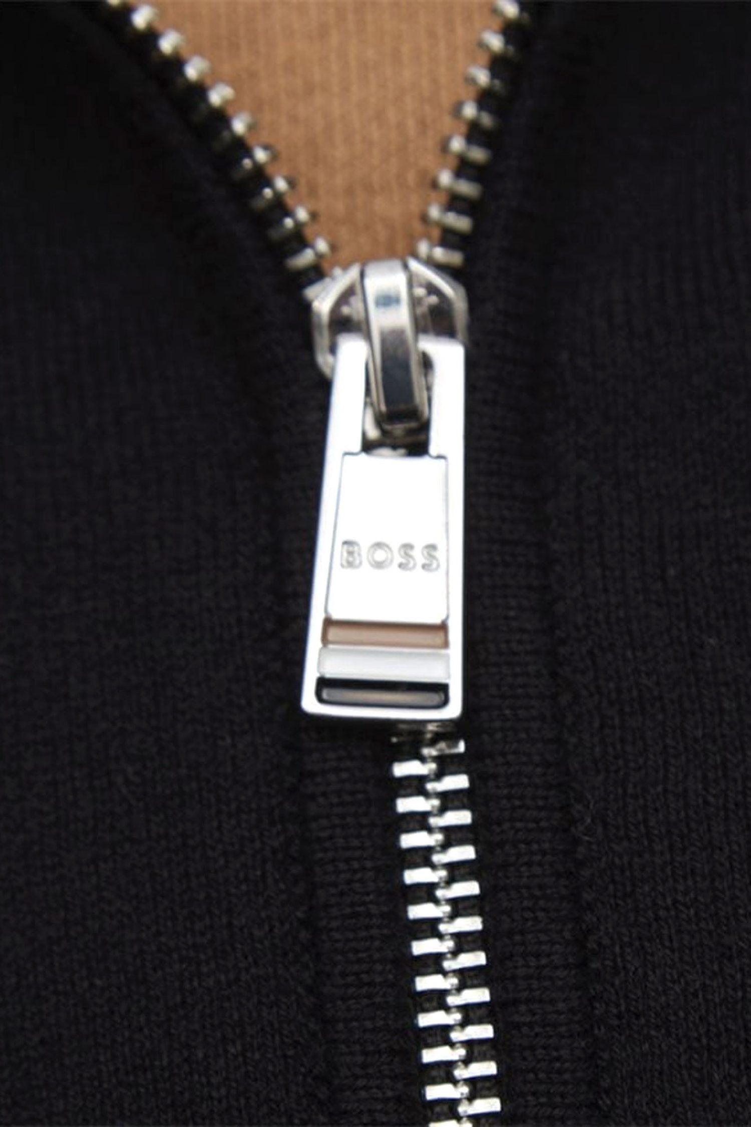 BOSS ΠΛΕΚΤΟ FULLZIP H-IDINO ΜΑΥΡΟ φωτογραφία