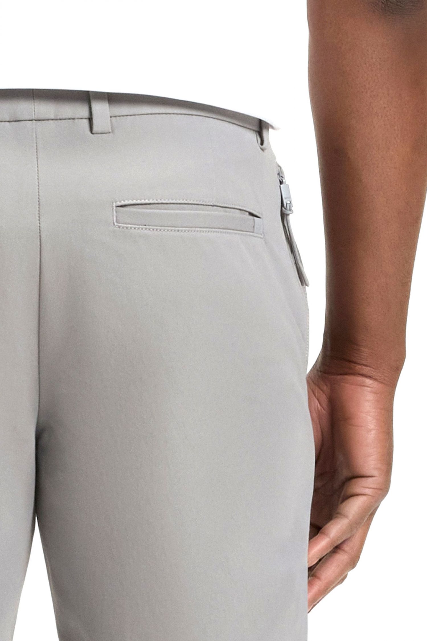 BOSS ΠΑΝΤΕΛΟΝΙ CHINO SLIM FIT P-KAITON1-ZIP ΓΚΡΙ φωτογραφία