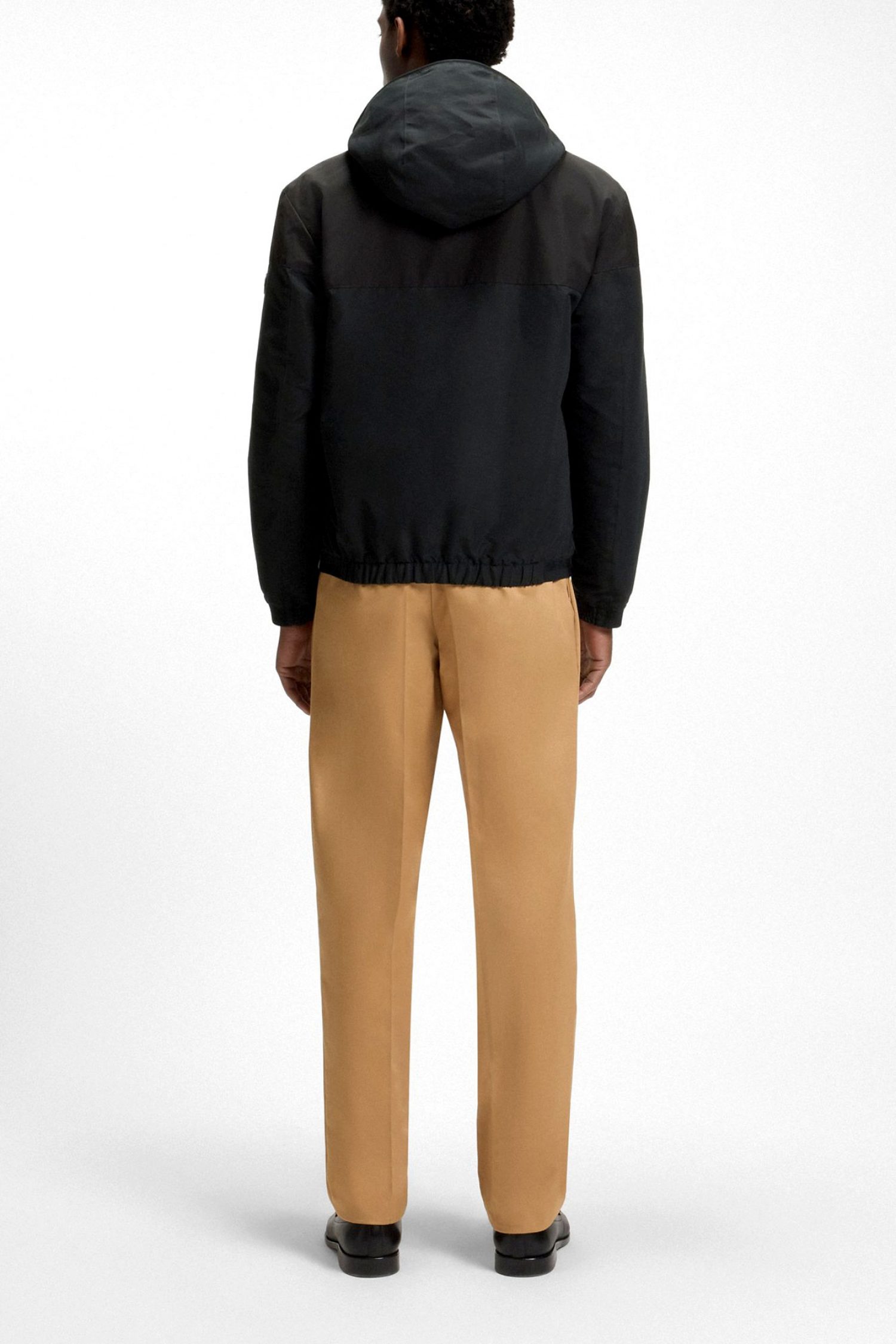 BOSS ΜΠΟΥΦΑΝ JACKET HOODIE H-CIRENO4 ΜΑΥΡΟ φωτογραφία