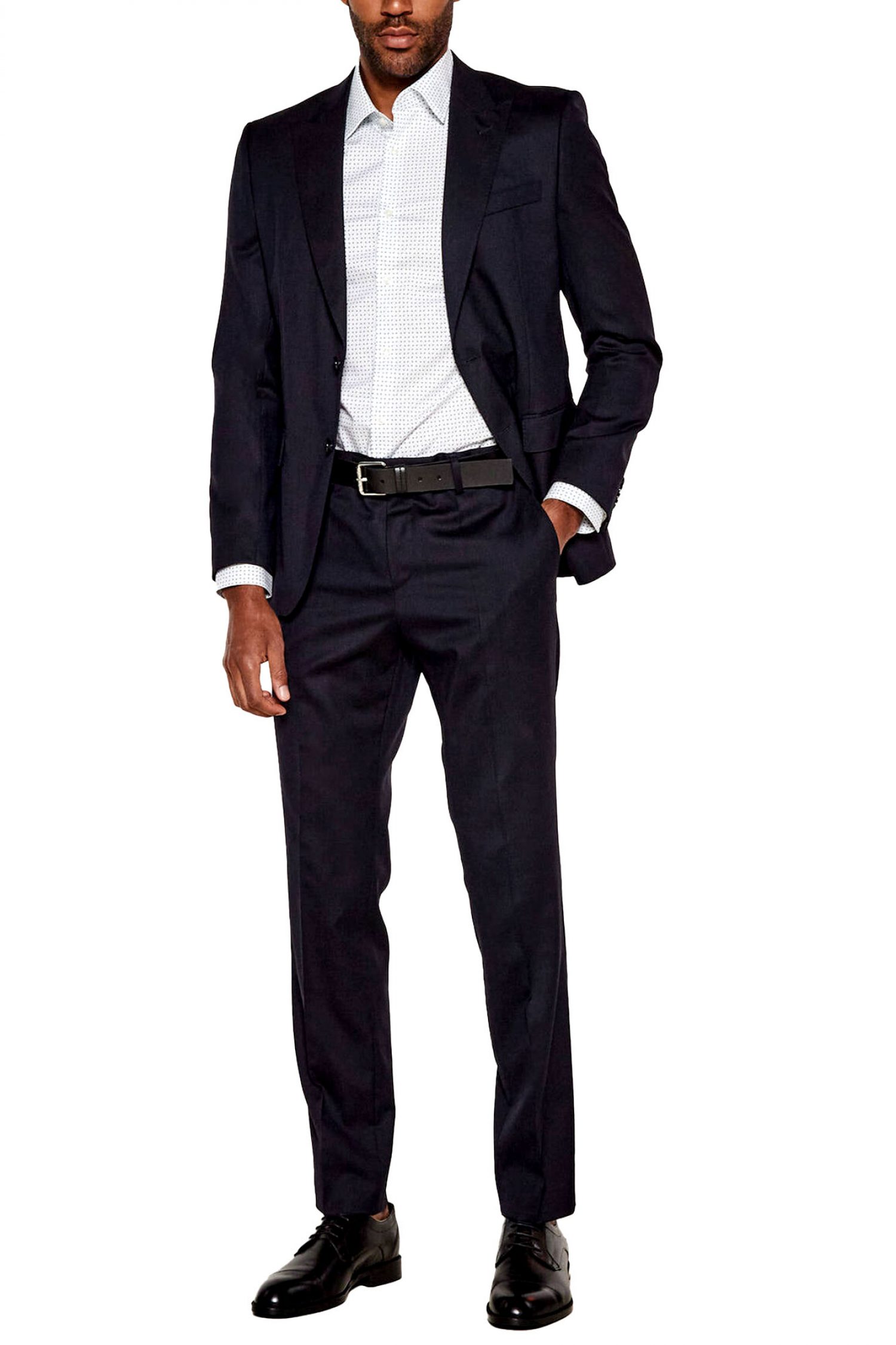 BOSS ΠΟΥΚΑΜΙΣΟ ΜΙΚΡΟΣΧΕΔΙΟ SLIM FIT H-HANK-KENT-C1-214 ΛΕΥΚΟ-ΠΡΑΣΙΝΟ