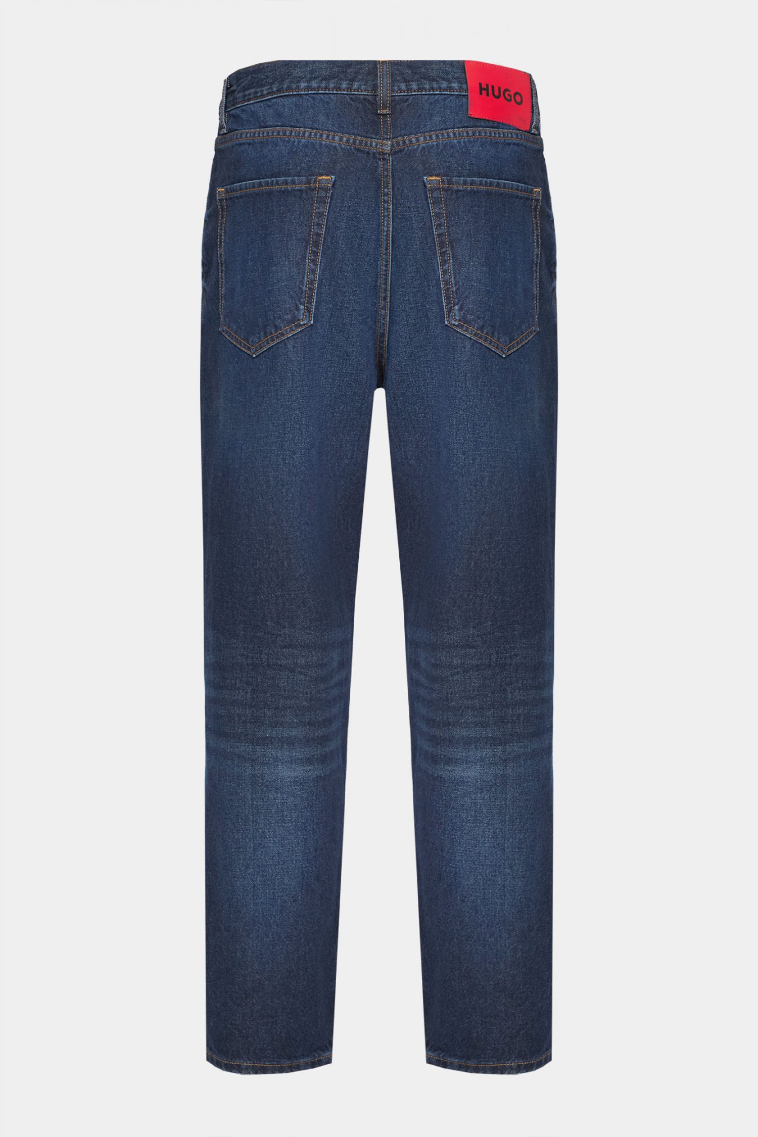 HUGO ΠΑΝΤΕΛΟΝΙ JEANS 838 RELAXED TAPERED FIT ΣΚΟΥΡΟ ΜΠΛΕ φωτογραφία