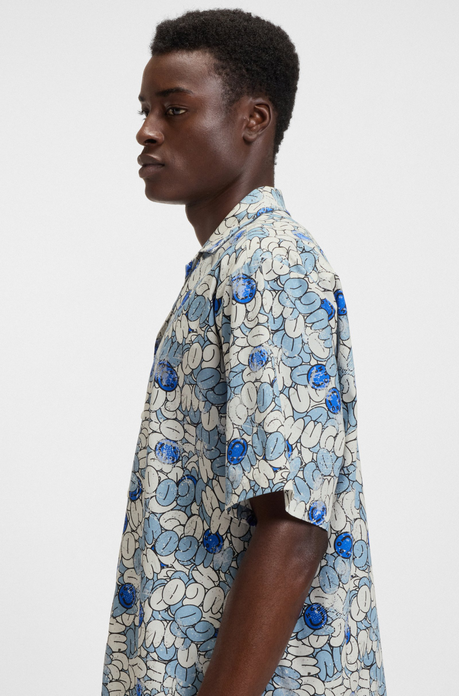 HUGO BLUE ΠΟΥΚΑΜΙΣO ELIGINO ΣΙΕΛ-ΜΠΛΕ