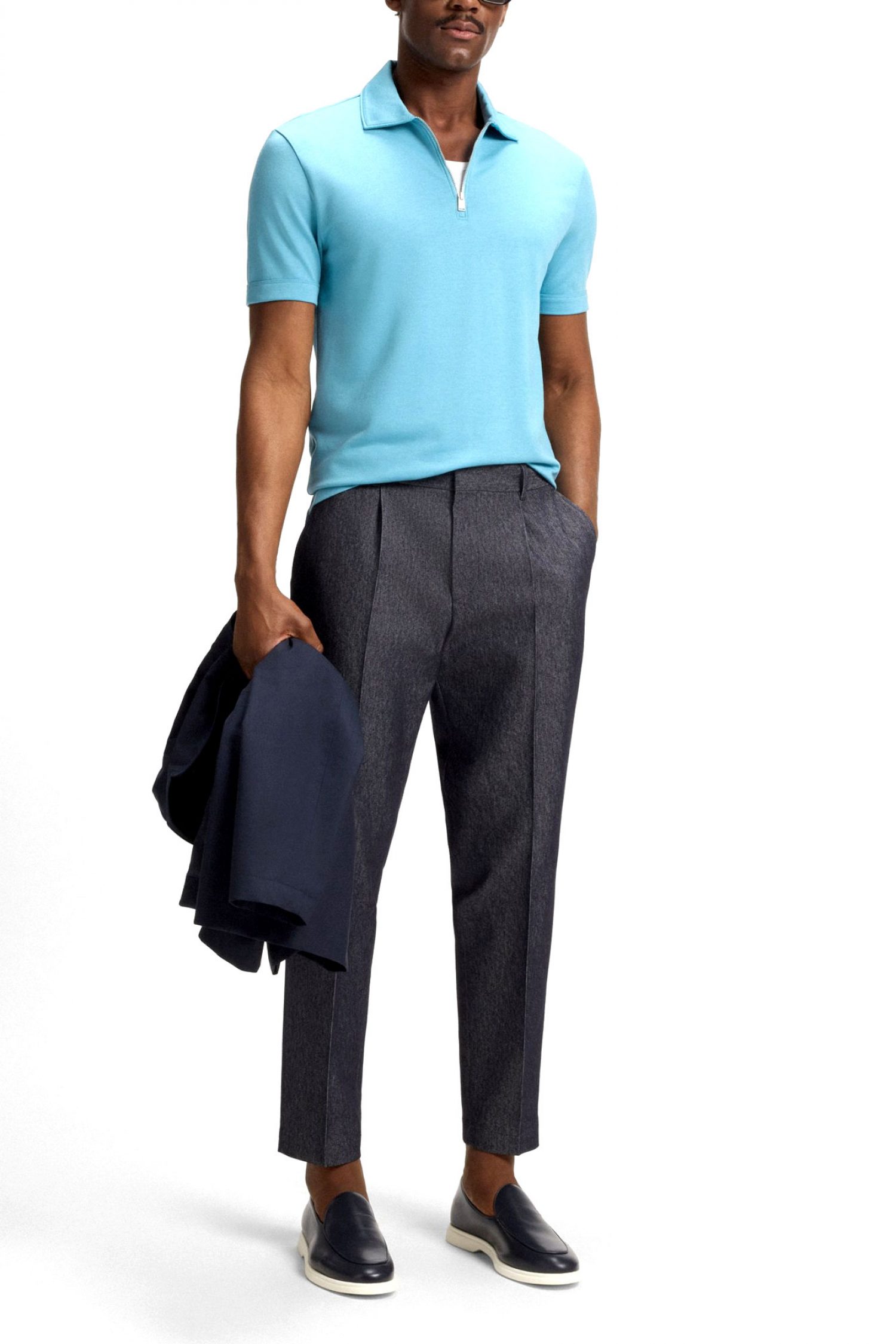 BOSS ΠΑΝΤΕΛΟΝΙ ΚΟΣΤΟΥΜΙΟΥ TAPERED FIT C-PERIN-PL-253 ΜΠΛΕ