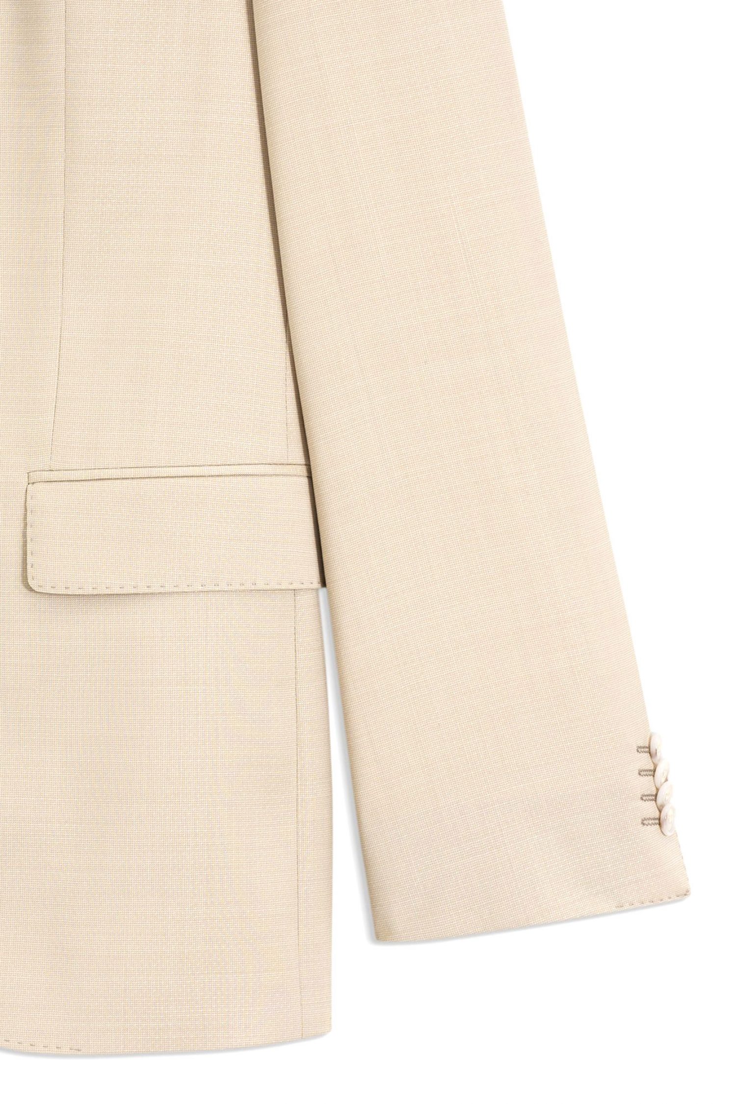 BOSS ΚΟΣΤΟΥΜΙ REGULAR FIT LANIFICIO TESSE BIELLA SUPER100 NATURAL STRETCH H-JECKSON-2PCS-253 ΜΠΕΖ φωτογραφία