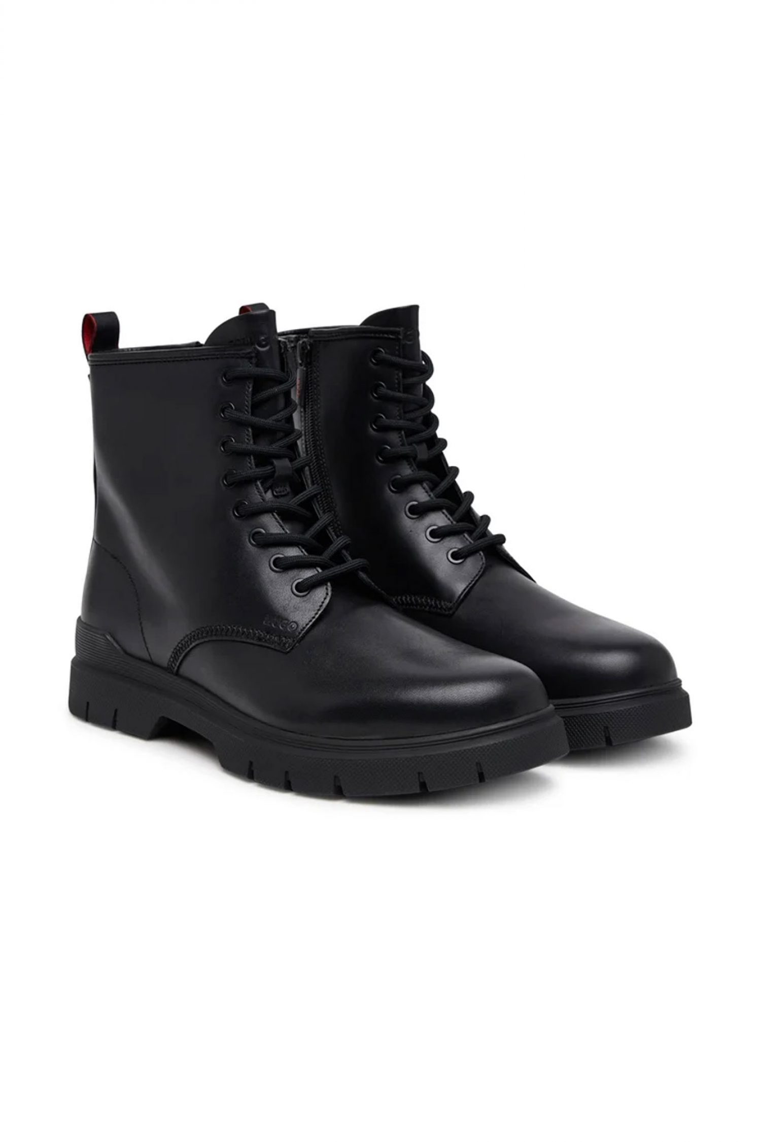 HUGO ΠΑΠΟΥΤΣΙΑ ΜΠΟΤΑΚΙ RYAN_HALB_PLLT_N ΜΑΥΡΟ φωτογραφία