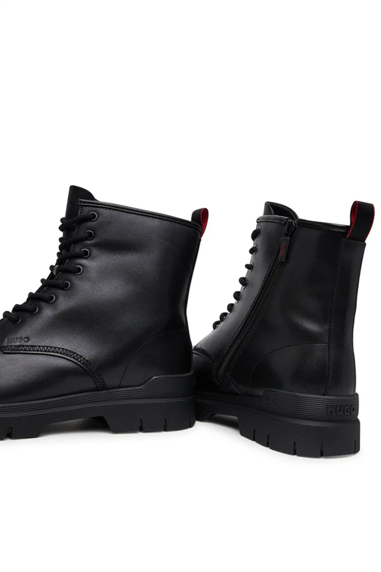 HUGO ΠΑΠΟΥΤΣΙΑ ΜΠΟΤΑΚΙ RYAN_HALB_PLLT_N ΜΑΥΡΟ φωτογραφία