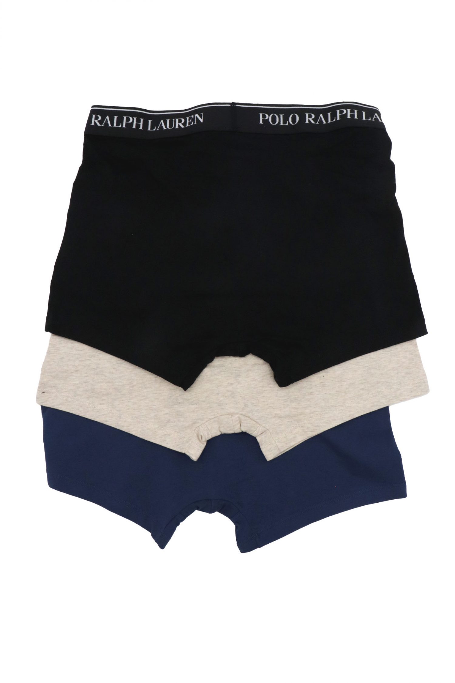 RALPH LAUREN UNDERWEAR ΕΣΩΡΟΥΧΟ ΣΕΤ 3PACK STRETCH COTTON TRUNK ΜΠΛΕ-ΓΚΡΙ-ΜΑΥΡΟ