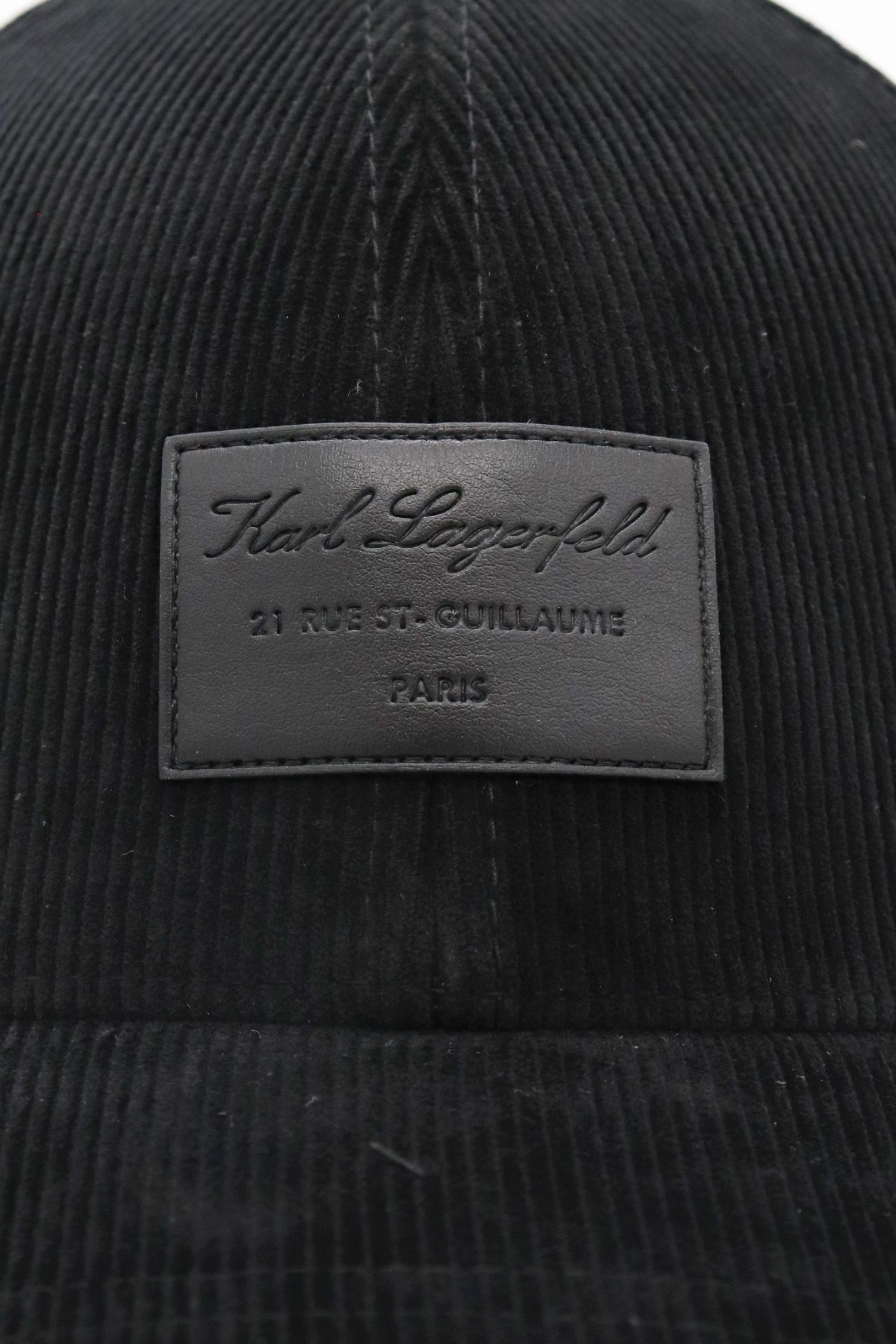 KARL LAGERFELD ΚΑΠΕΛΟ BASEBALL LOGO ΜΑΥΡΟ