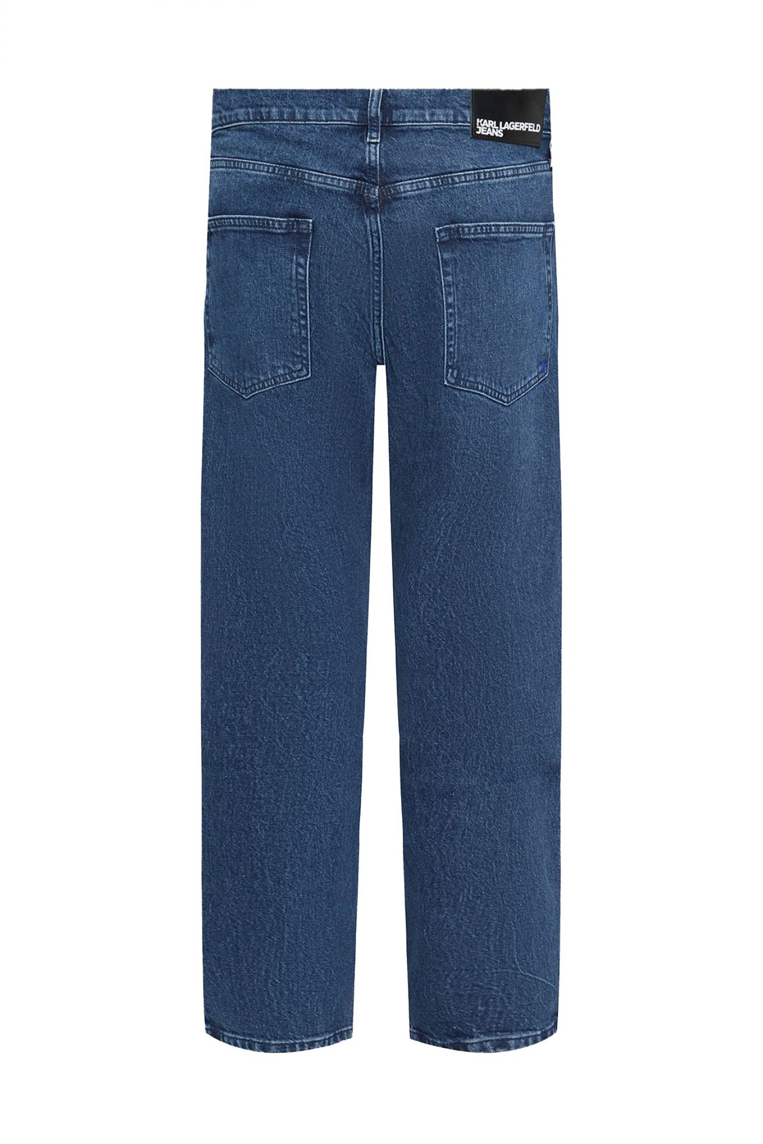 KARL LAGERFELD JEANS ΠΑΝΤΕΛΟΝΙ JEANS KLJ TAPERED DENIM ΣΚΟΥΡΟ ΜΠΛΕ φωτογραφία