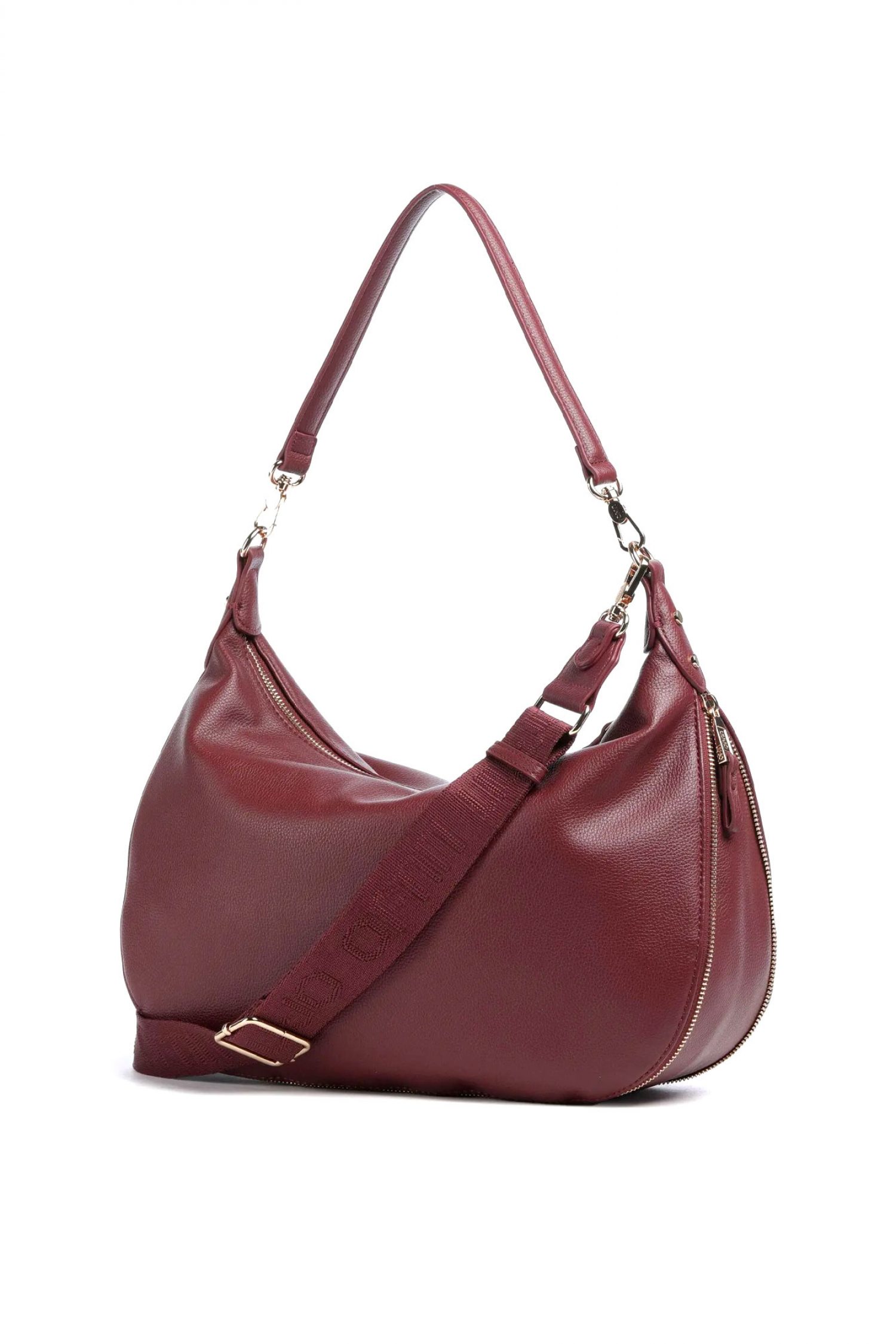 LIU-JO BETTER ΤΣΑΝΤΑ SHOULDER HOBO ΜΠΟΡΝΤΩ