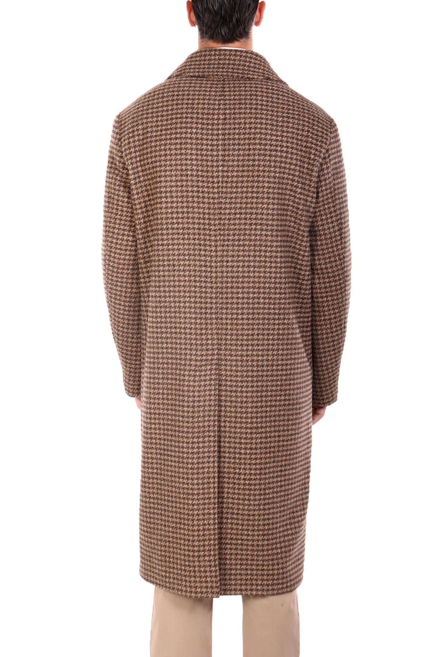 BALDESSARINI ΠΑΛΤΟ ΜΙΚΡΟΣΧΕΔΙΟ CONTEMPORARY FIT CONNER-L ΜΠΕΖ-ΚΑΦΕ φωτογραφία