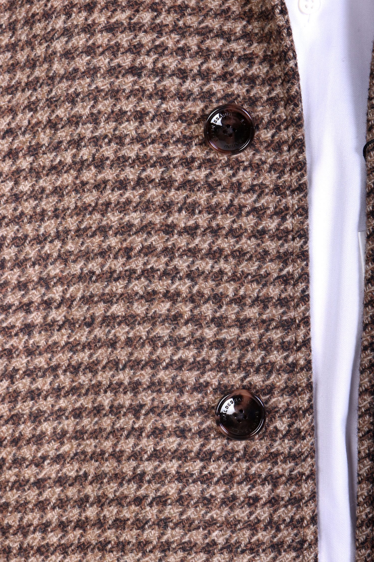 BALDESSARINI ΠΑΛΤΟ ΜΙΚΡΟΣΧΕΔΙΟ CONTEMPORARY FIT CONNER-L ΜΠΕΖ-ΚΑΦΕ φωτογραφία