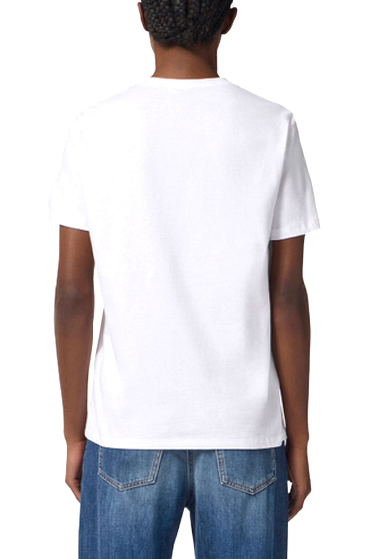 ELISABETTA FRANCHI T-SHIRT CREW NECK ΑΛΥΣΙΔΑ LOGO ΛΕΥΚΟ φωτογραφία