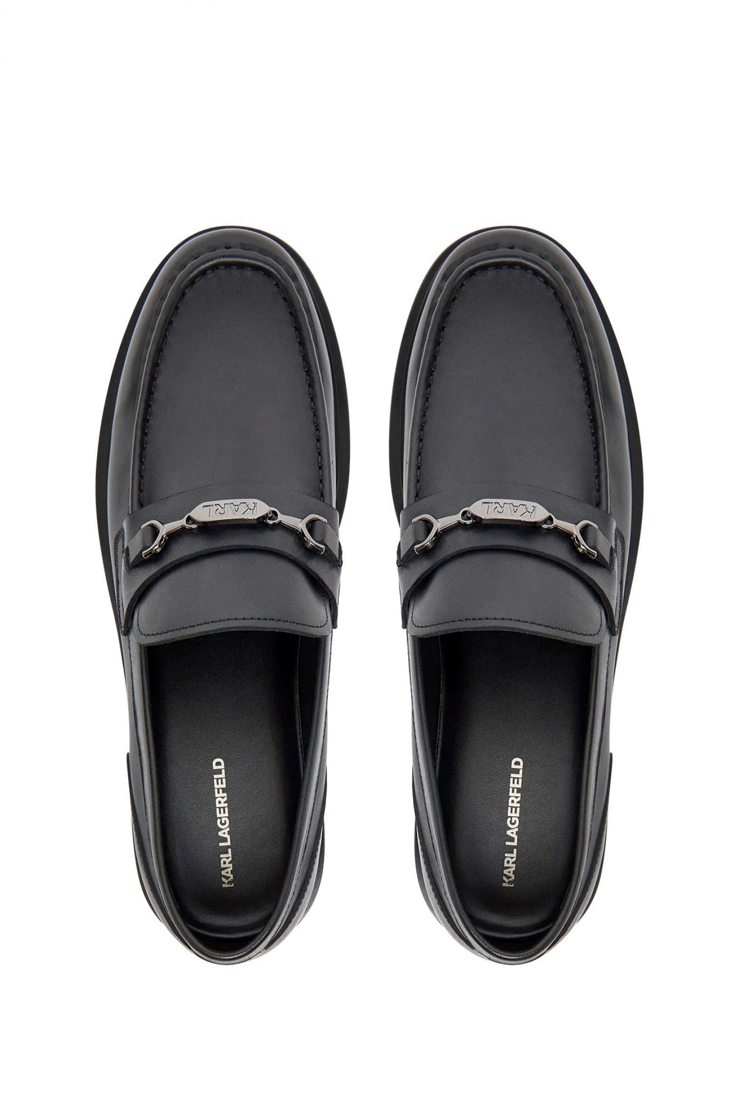KARL LAGERFELD ΠΑΠΟΥΤΣΙΑ LOAFER KINGSTON ΜΑΥΡΟ