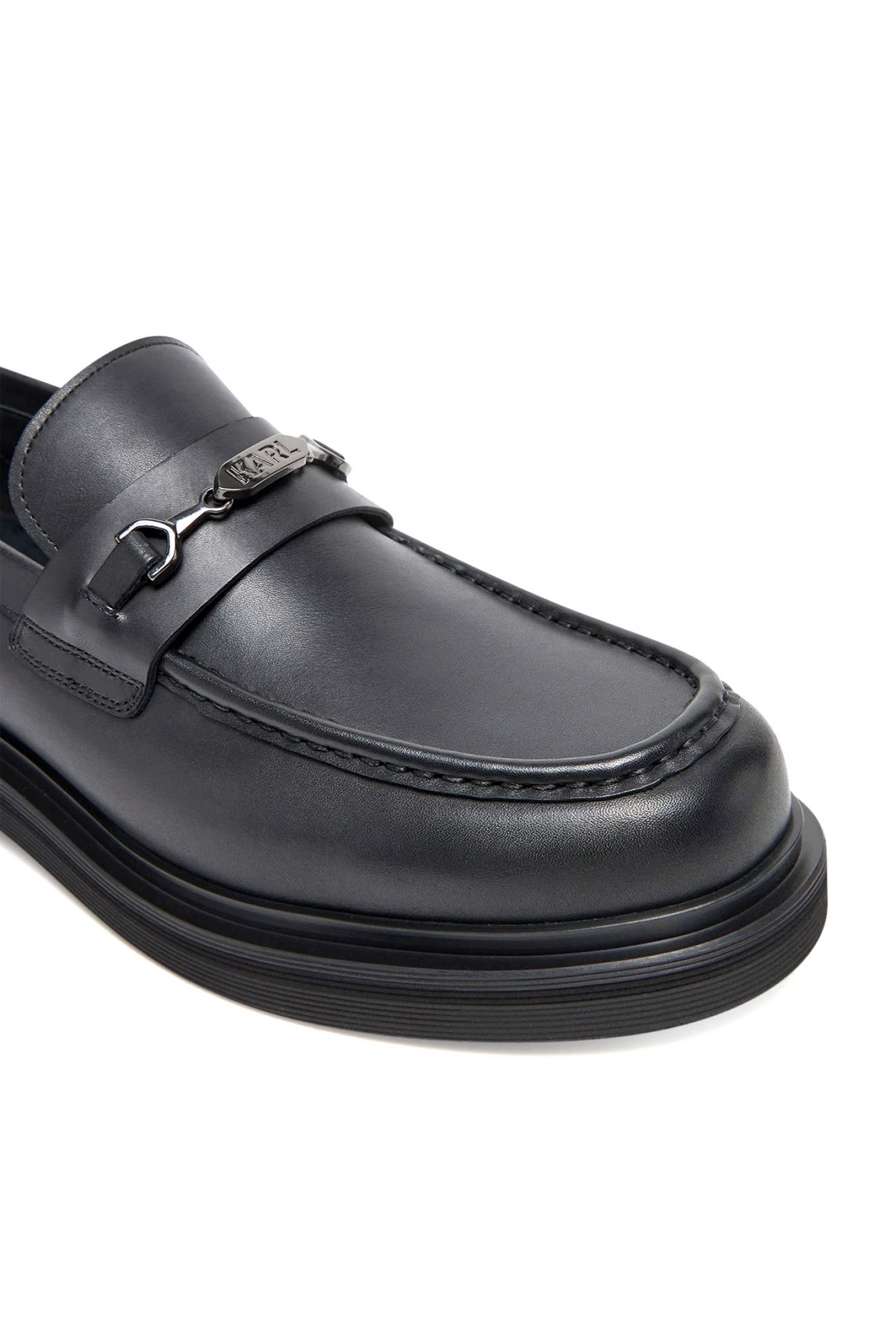 KARL LAGERFELD ΠΑΠΟΥΤΣΙΑ LOAFER KINGSTON ΜΑΥΡΟ