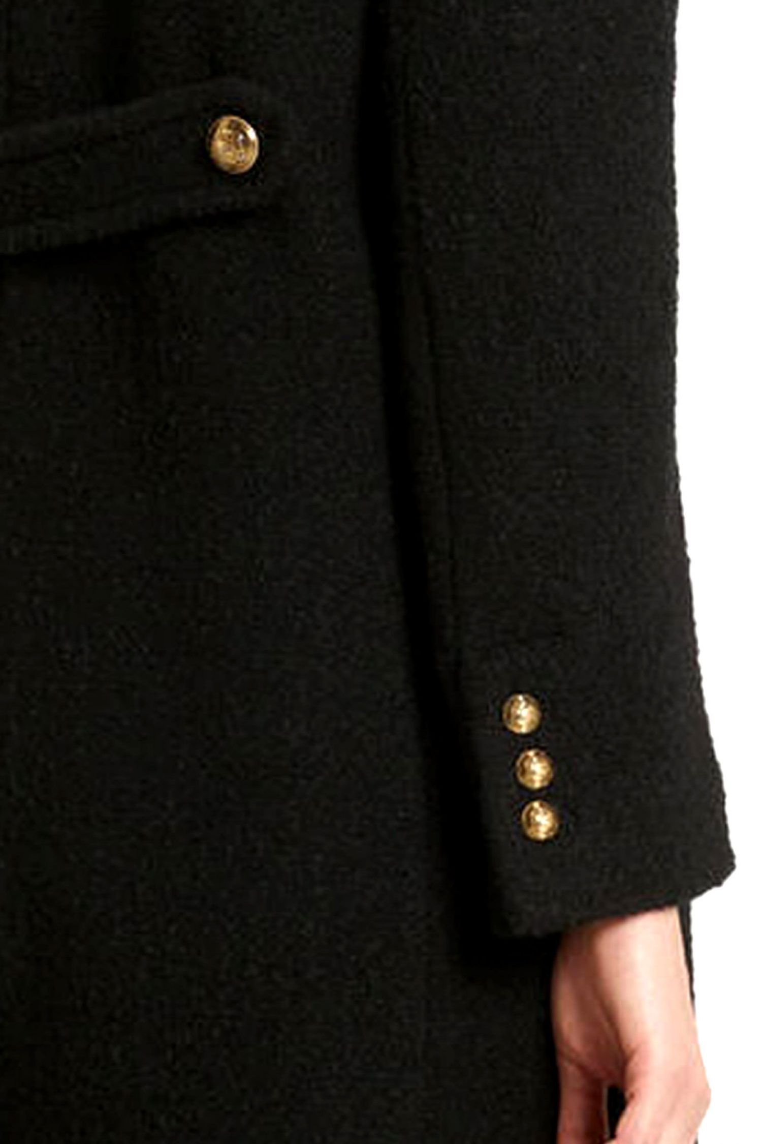 MARELLA SPORT ΠΑΛΤΟ DOMIZIA ΣΤΑΥΡΩΤΟ ΤΣΕΠΕΣ ΜΑΥΡΟ