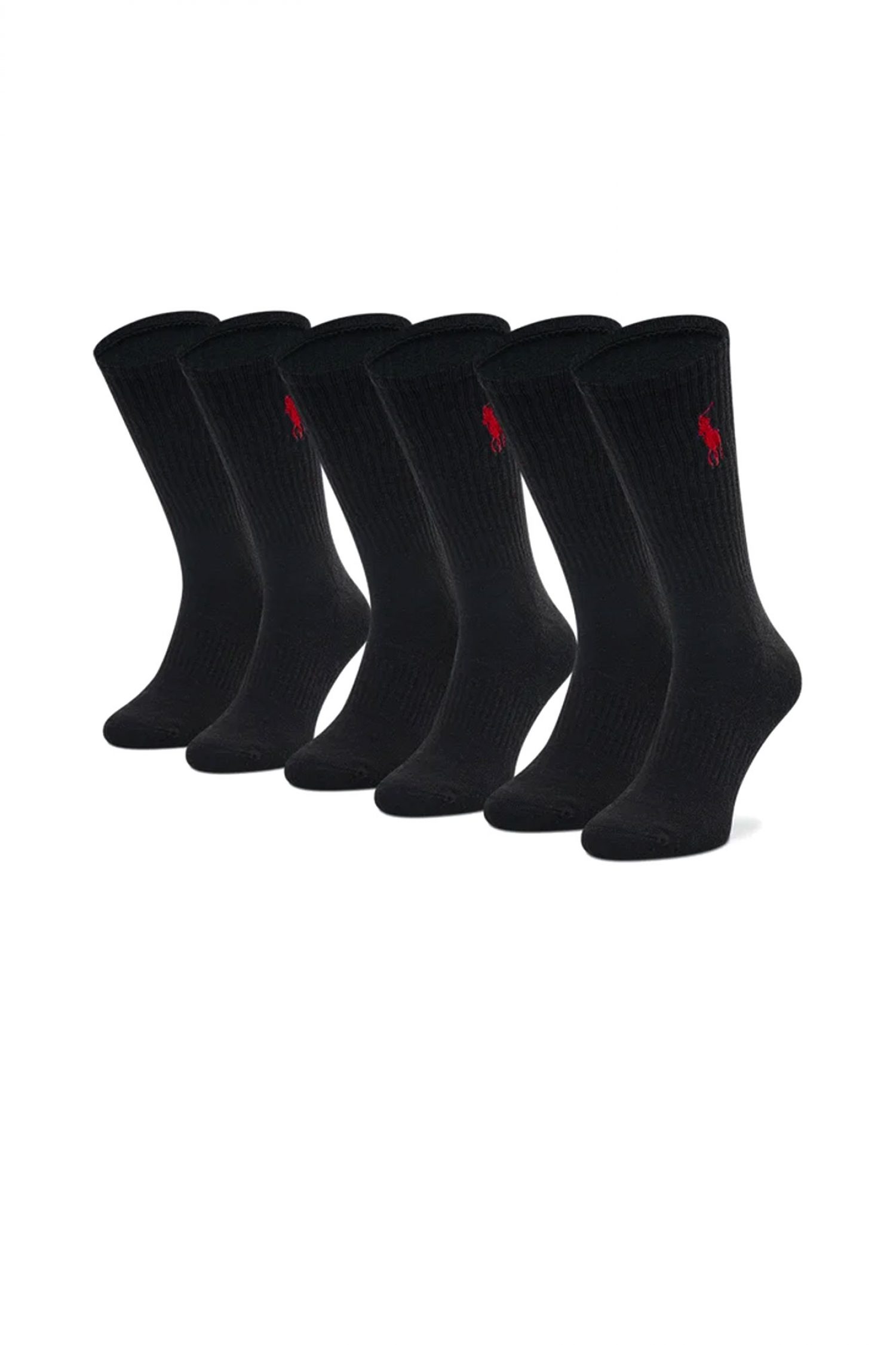ΚΑΛΤΣΕΣ POLO RALPH LAUREN 3TEM. BIG PNY -CREW SOCK BLACK POLO RALPH LAUREN