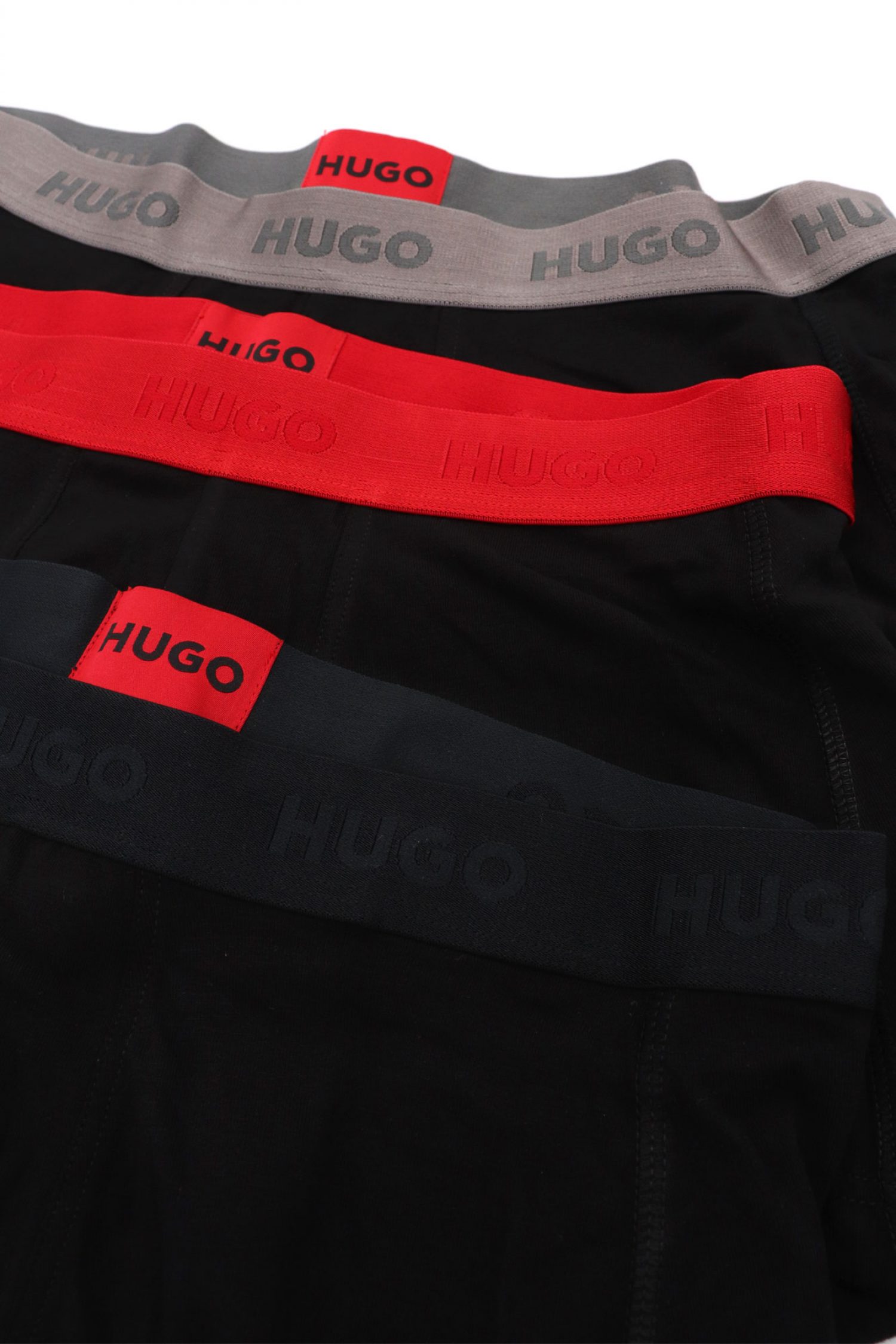 HUGO ΕΣΩΡΟΥΧΑ TRUNK TRIPLET PACK LOGO ΜΑΥΡΟ