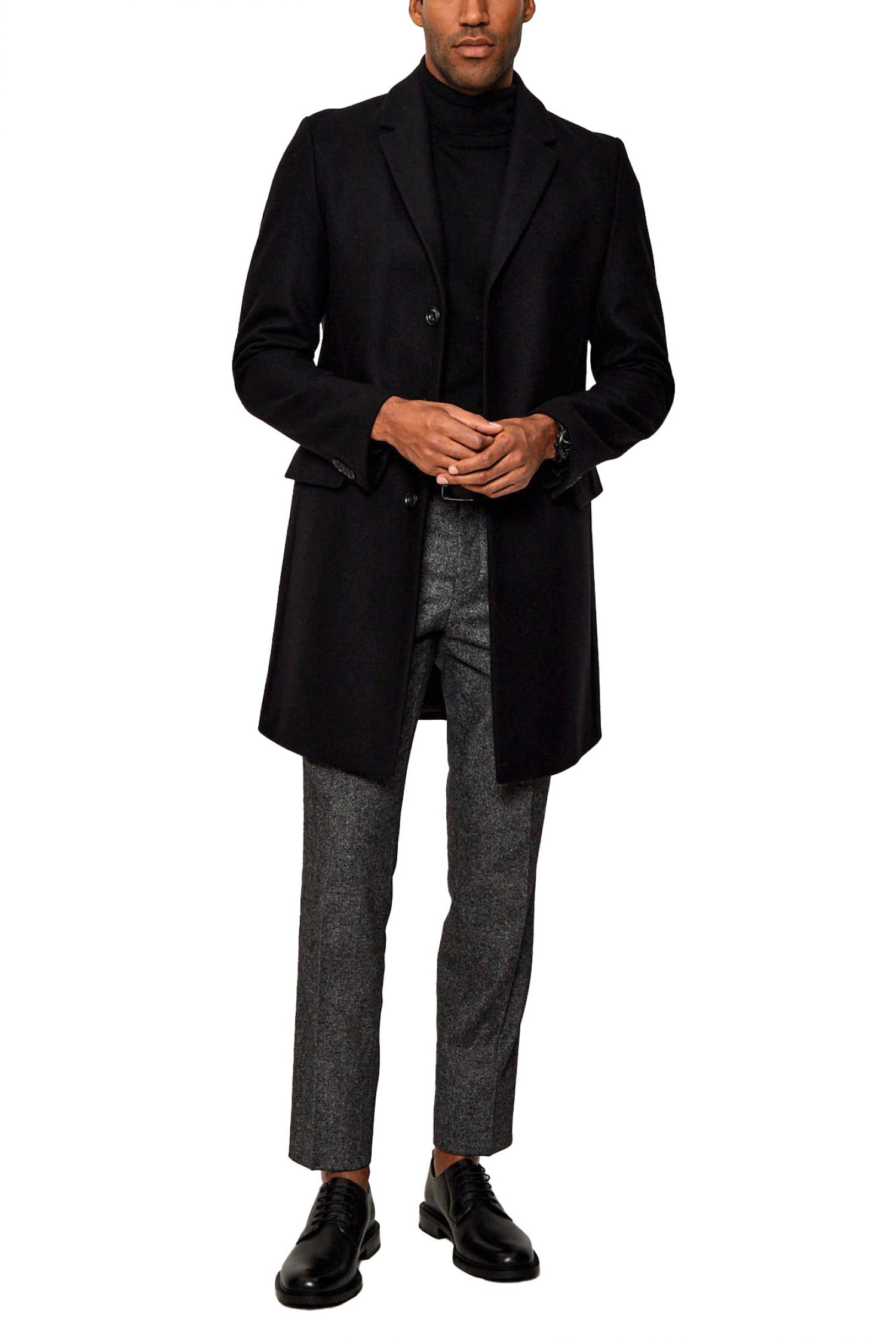 HUGO ΠΑΛΤΟ MIGOR2541 ΜΑΥΡΟ