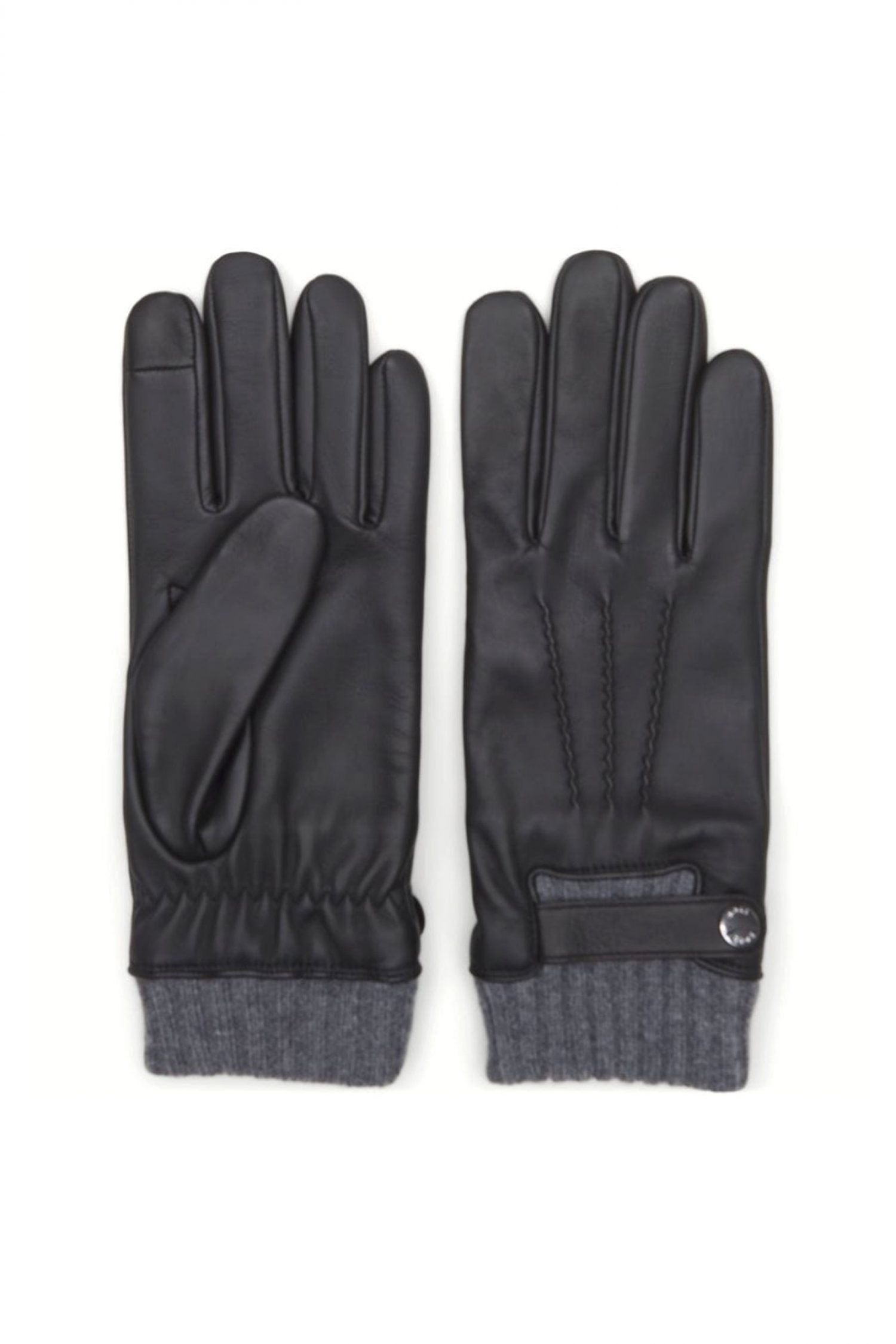 BOSS ΓΑΝΤΙΑ ΔΕΡΜΑ HYDEN-R ΜΑΥΡΟ