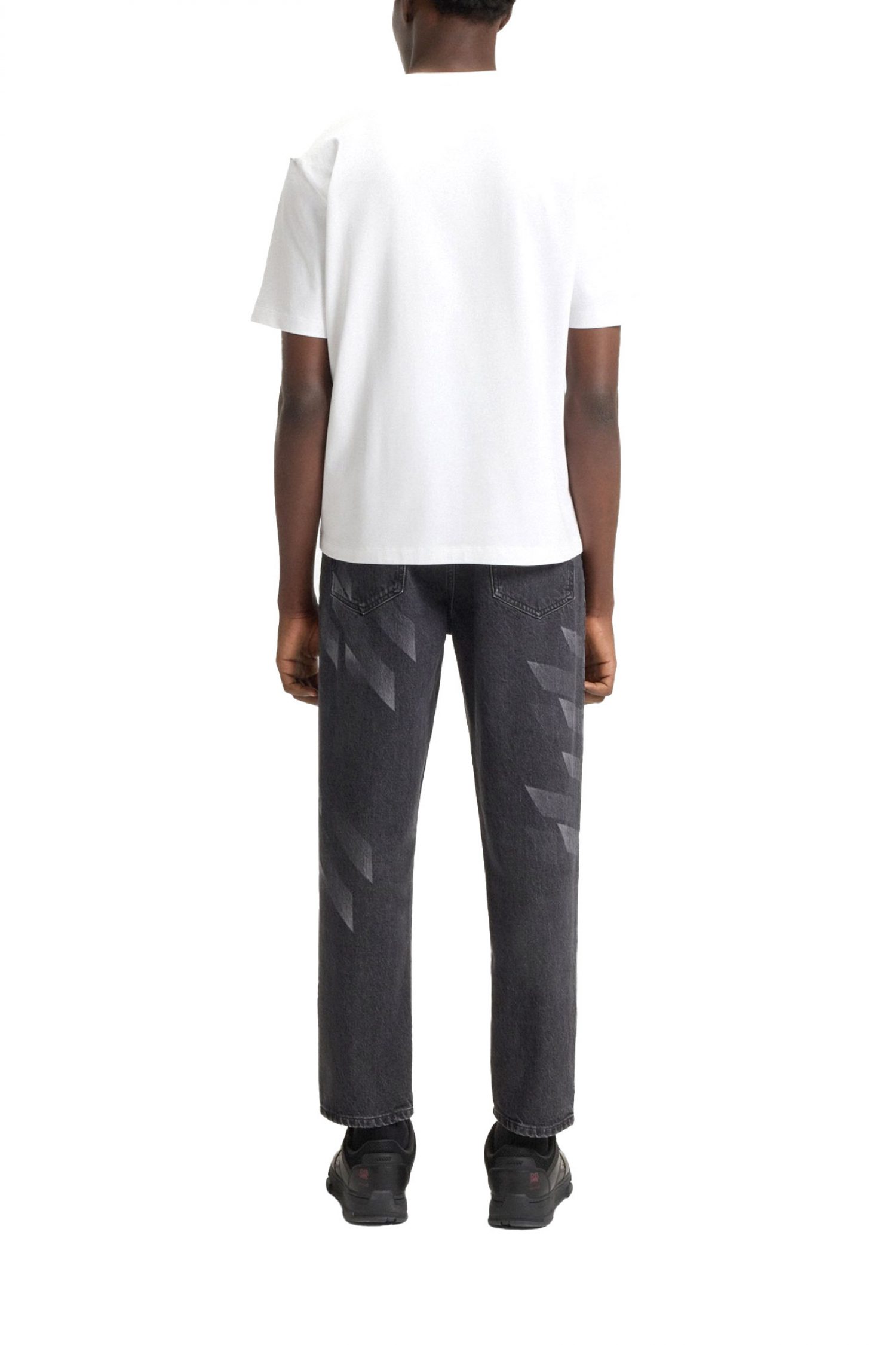 HUGO T-SHIRT DOGOS_RB LOGO ΛΕΥΚΟ