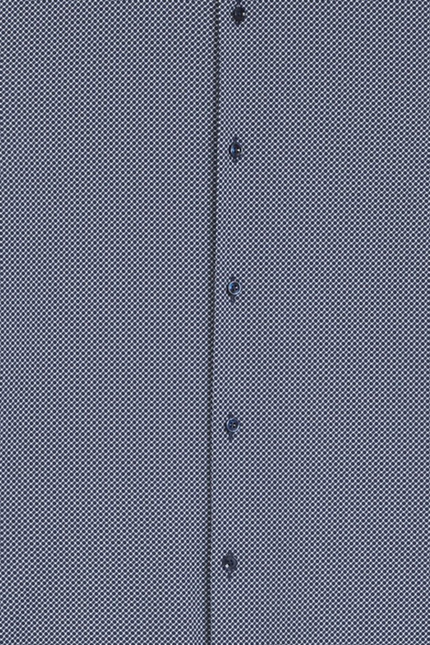 BOSS PERFORMANCE ΠΟΥΚΑΜΙΣΟ ΜΙΚΡΟΣΧΕΔΙΟ SLIM FIT P-HANK-SPREAD-C1-222 ΜΠΛΕ