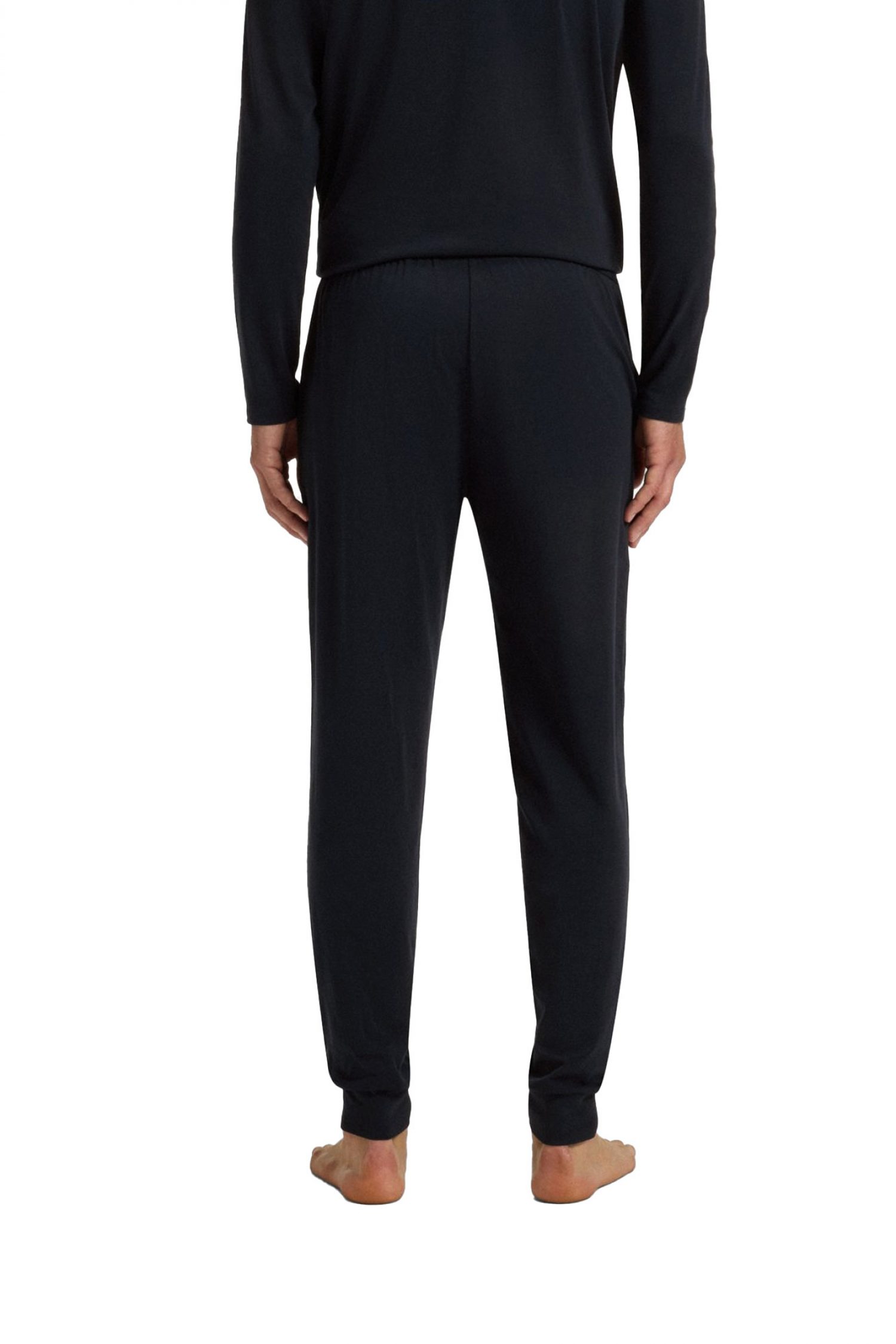 BOSS HOMEWEAR ΠΑΝΤΕΛΟΝΙ ΦΟΡΜΑ UNIQUE PANTS CUFF CW ΜΠΛΕ