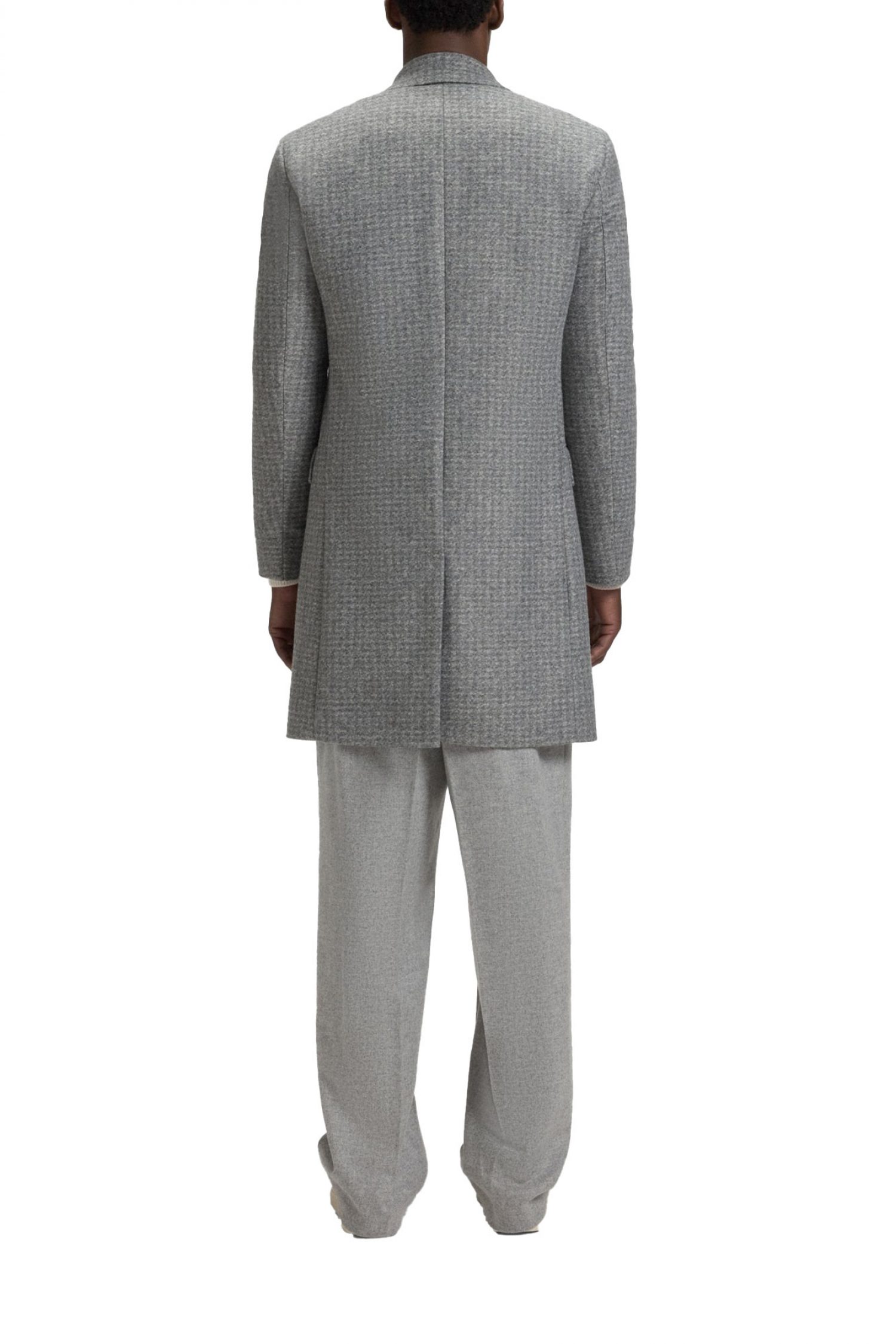 BOSS ΠΑΛΤΟ ΑΠΟΣΠΩΜΕΝΟΣ ΘΩΡΑΚΑΣ H-HYDE-J-BIB-PAD-254 ΓΚΡΙ