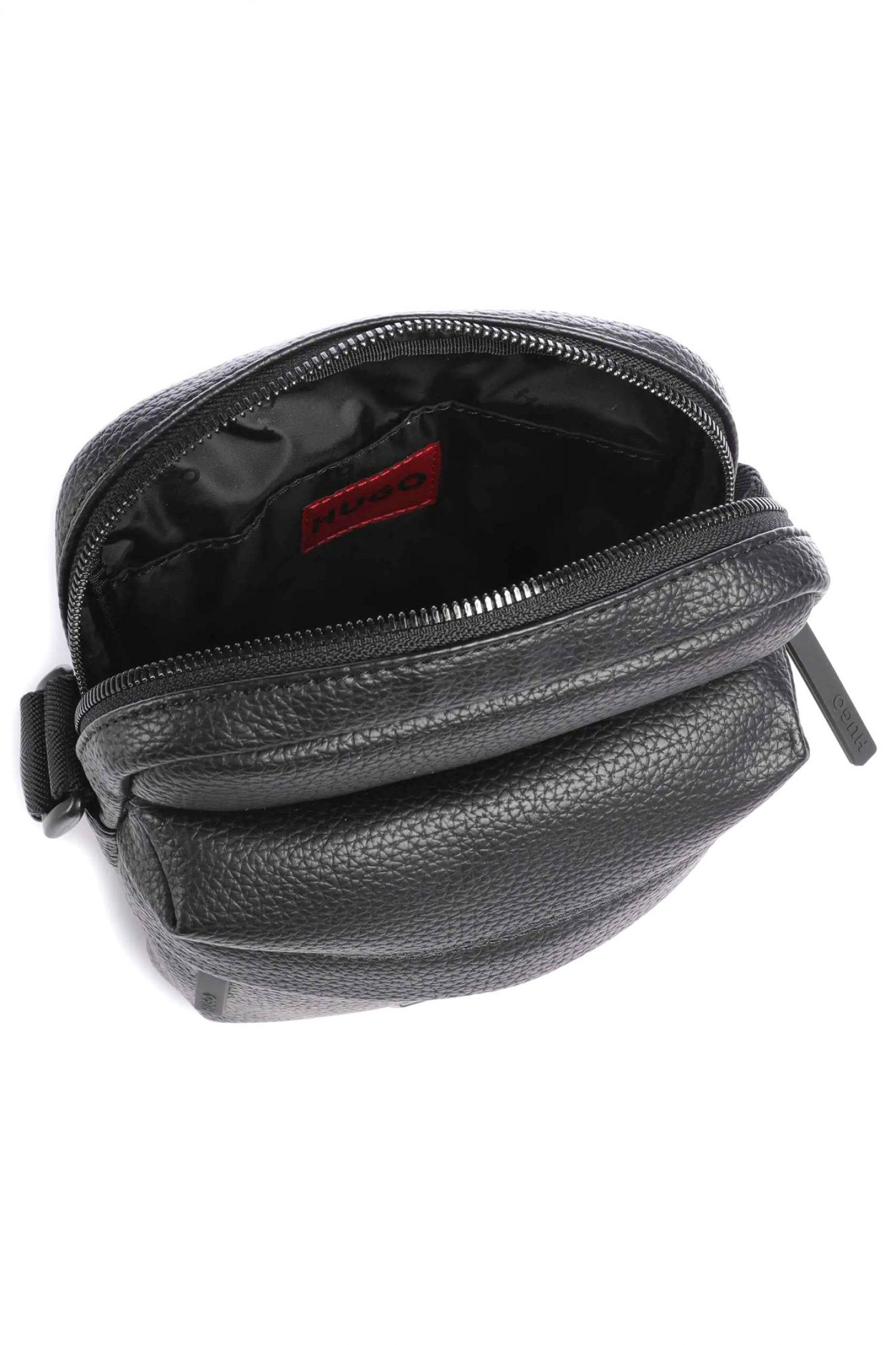 HUGO ΤΣΑΝΤΑΚΙ CROSSBODY NEW ETHON HI_NS ZIP LOGO ΜΑΥΡΟ φωτογραφία