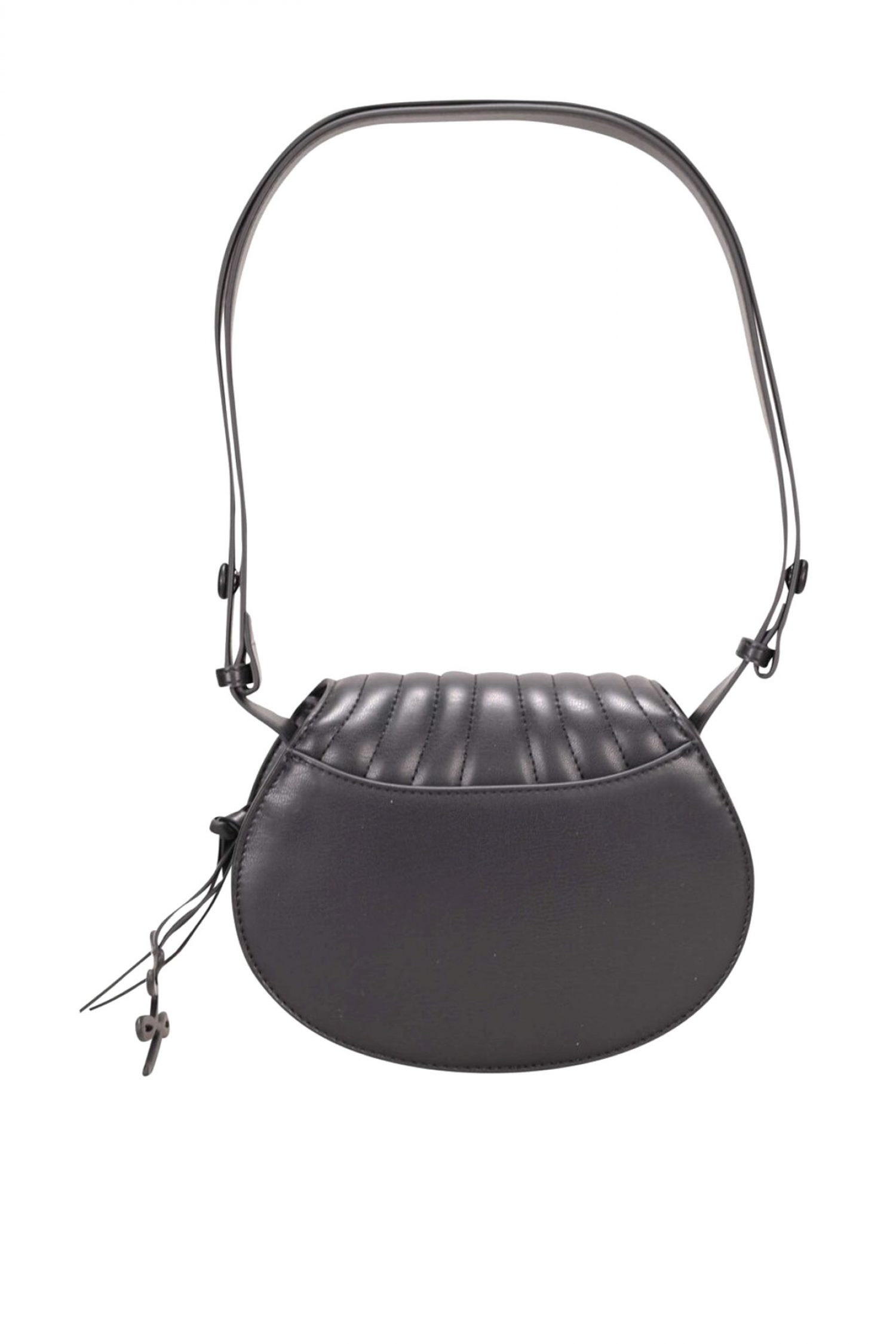 KARL LAGERFELD ΤΣΑΝΤΑ ΩΜΟΥ/CROSSBODY WELLEN SADDLE CB ΜΑΥΡΟ