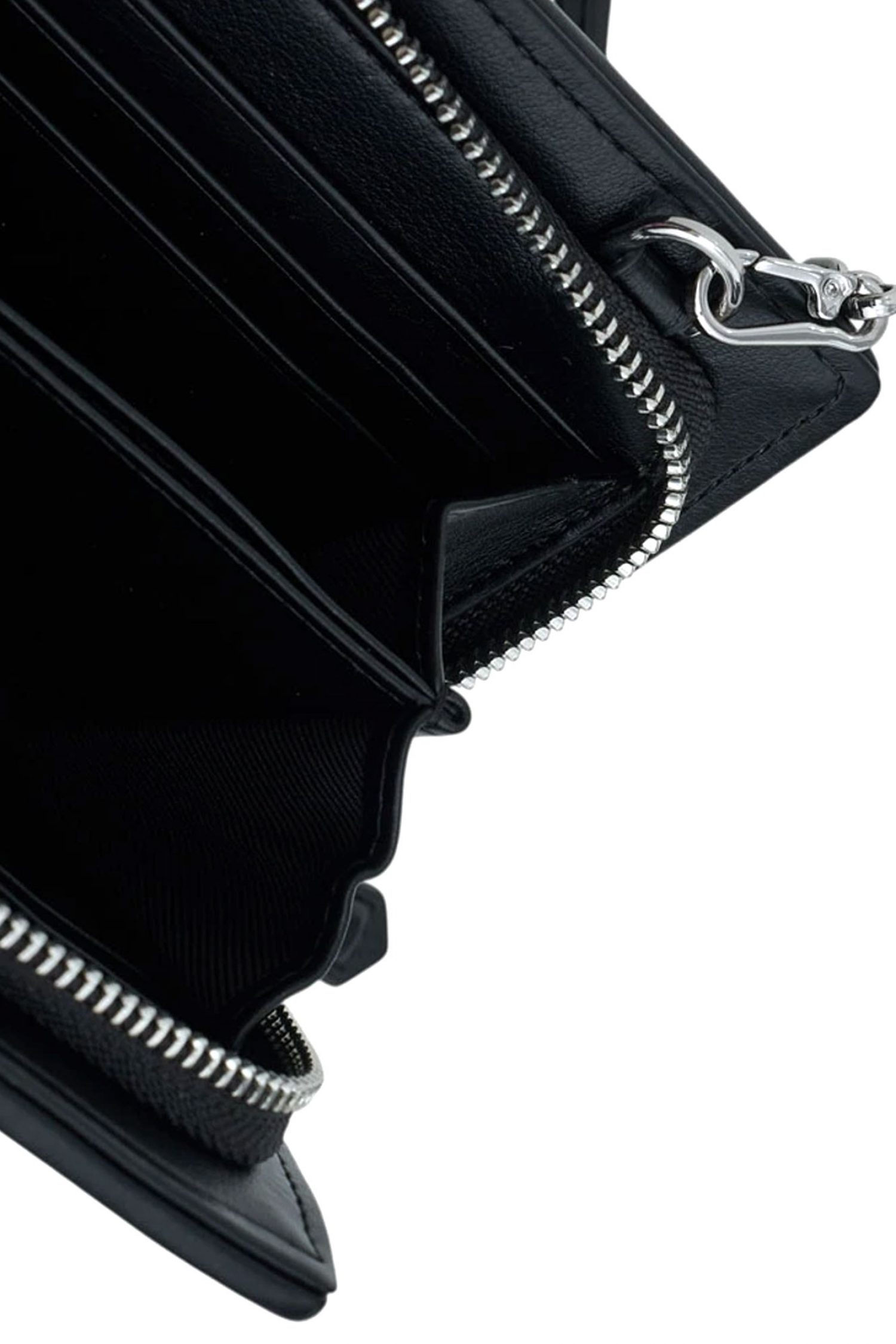 KARL LAGERFELD ΤΣΑΝΤΑ/ΠΟΡΤΟΦΟΛΙ CROSSBODY WEAVE CB WALLET LOGO ΜΕΤΑΛΛΙΚΟ ΜΑΥΡΟ φωτογραφία