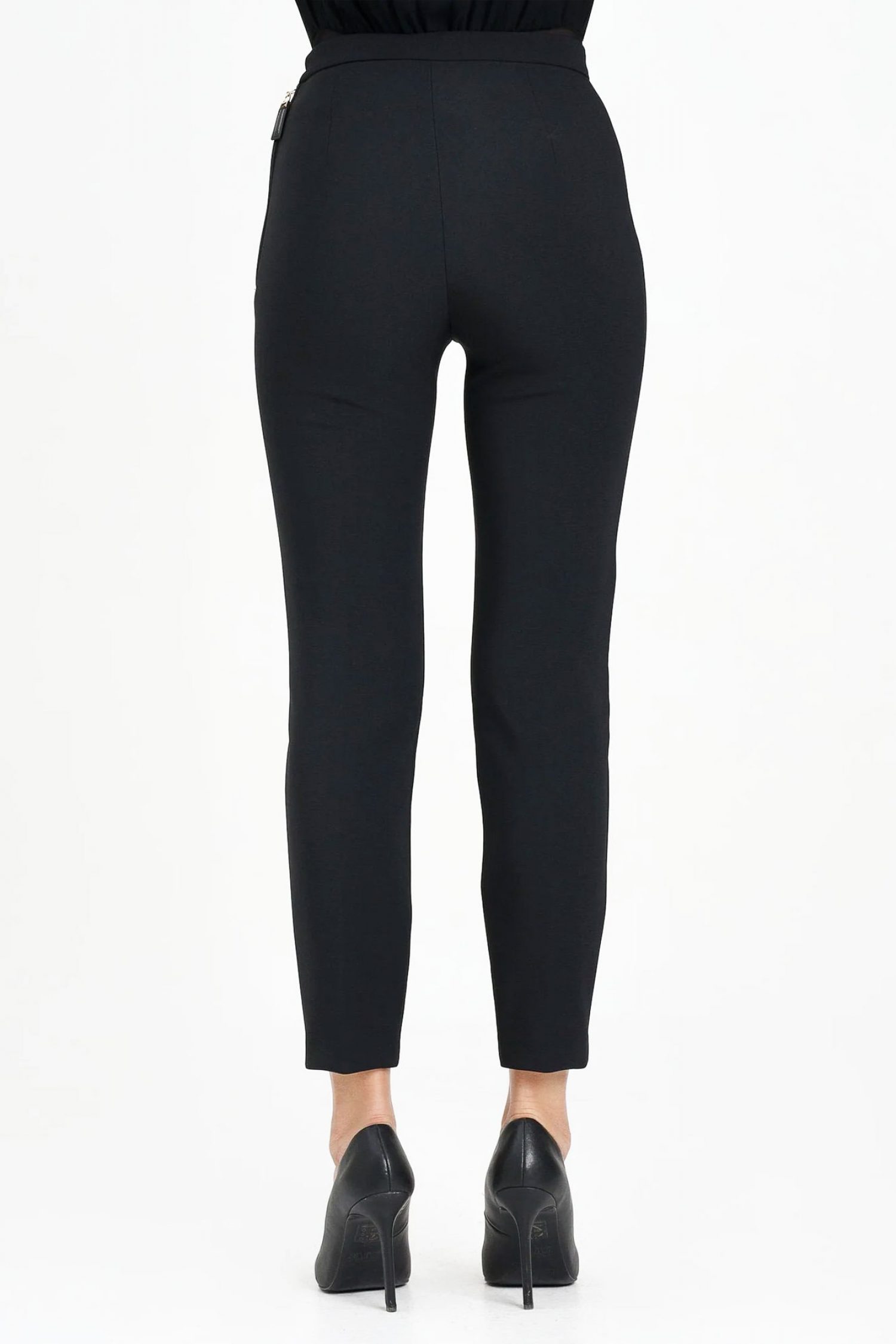 ELISABETTA FRANCHI ΠΑΝΤΕΛΟΝΙ ΦΕΡΜΟΥΑΡ ΠΛΑΙ ΜΑΥΡΟ φωτογραφία