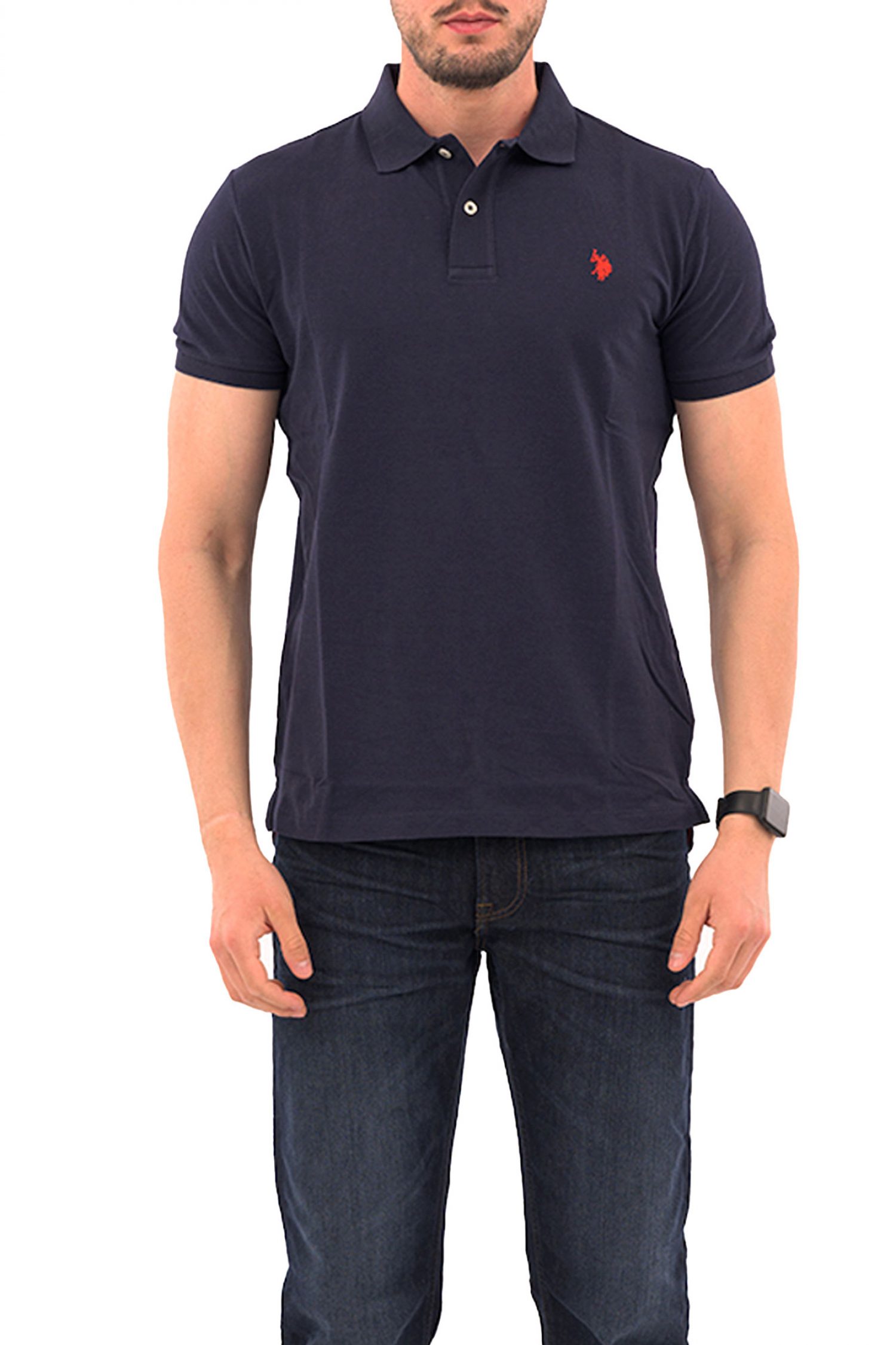 U.S.POLO ASSN POLO KING LOGO ΜΠΛΕ